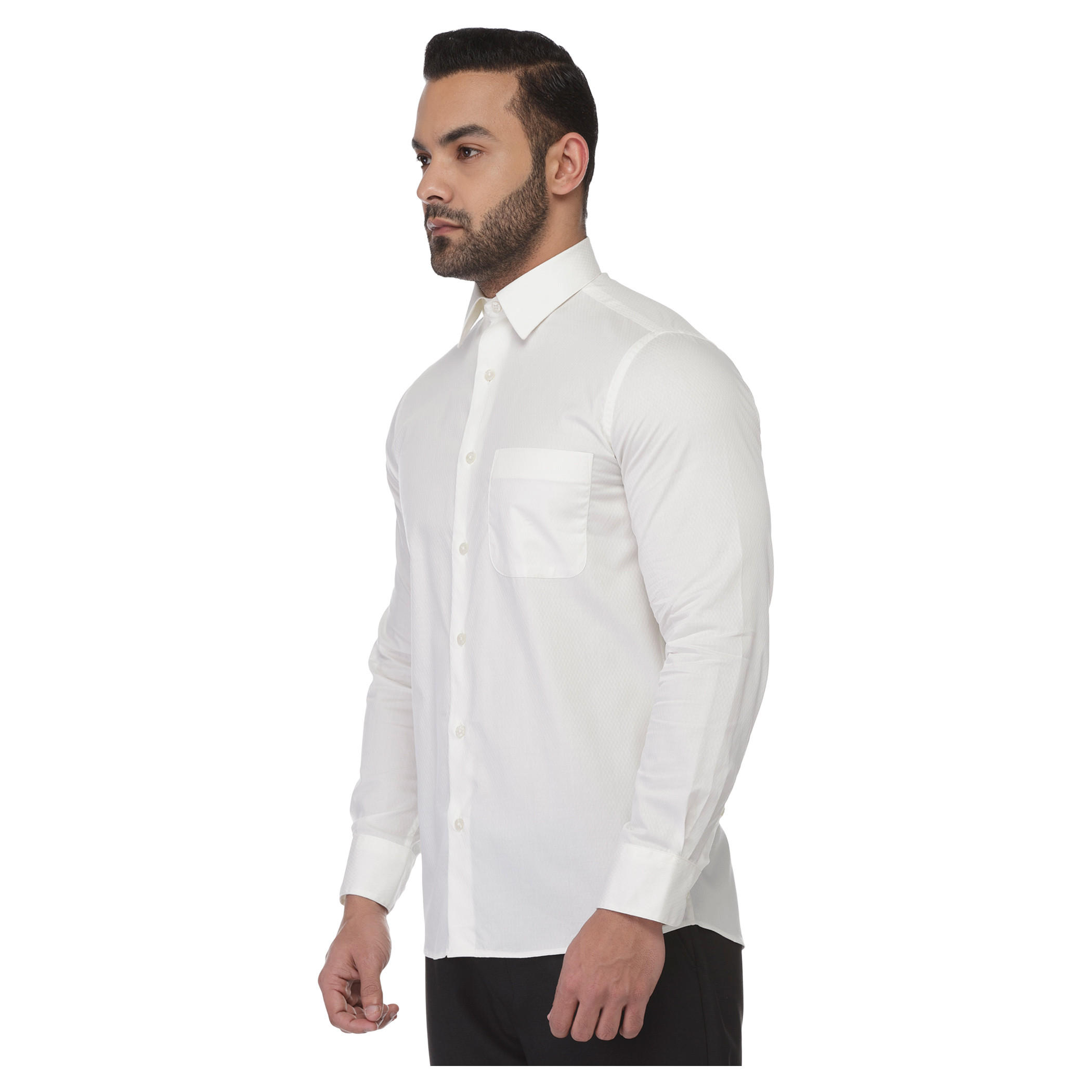 Arrow Solid Colour Shirt-men-clothing-shirts-image-3