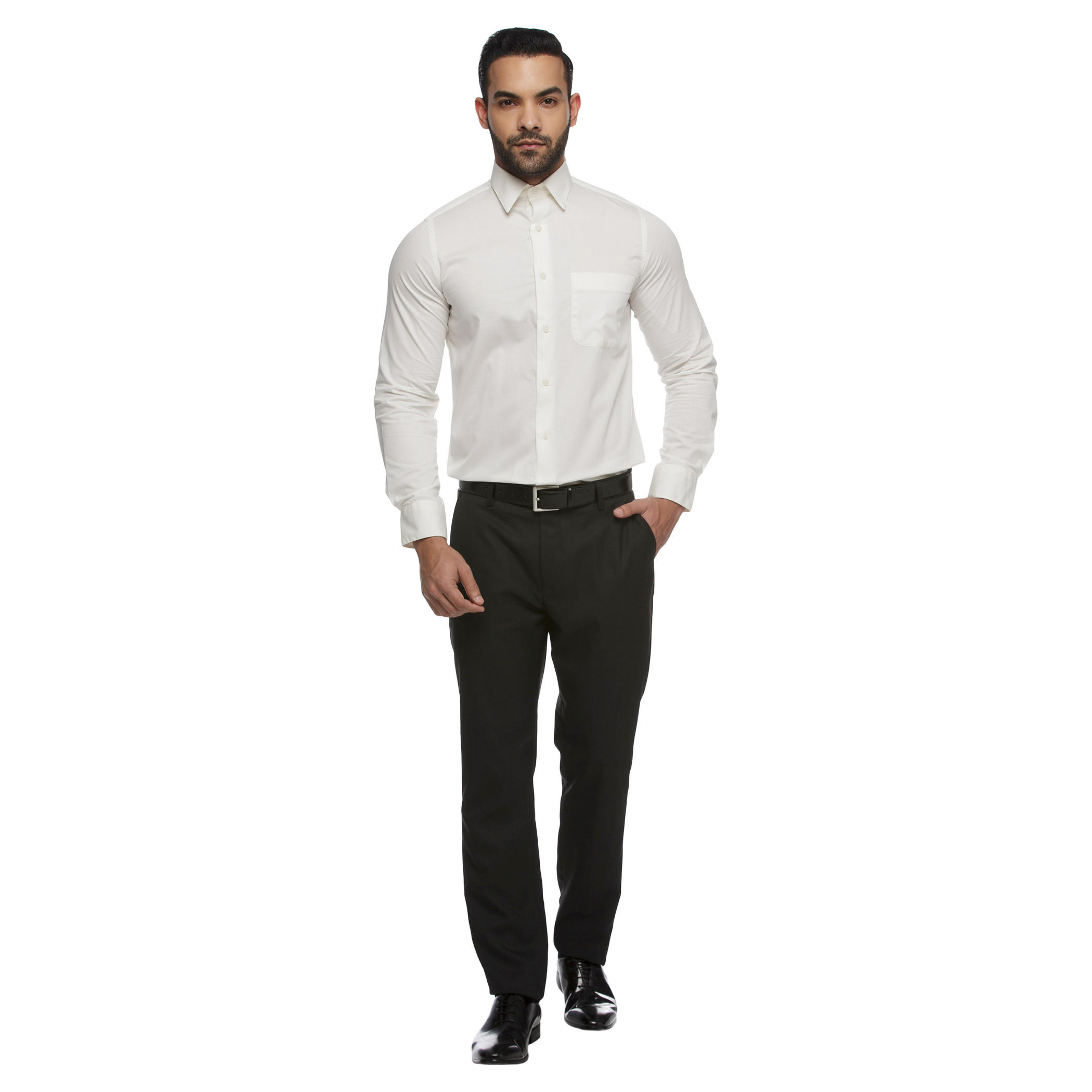 Arrow Solid Colour Shirt-men-clothing-shirts-image-1