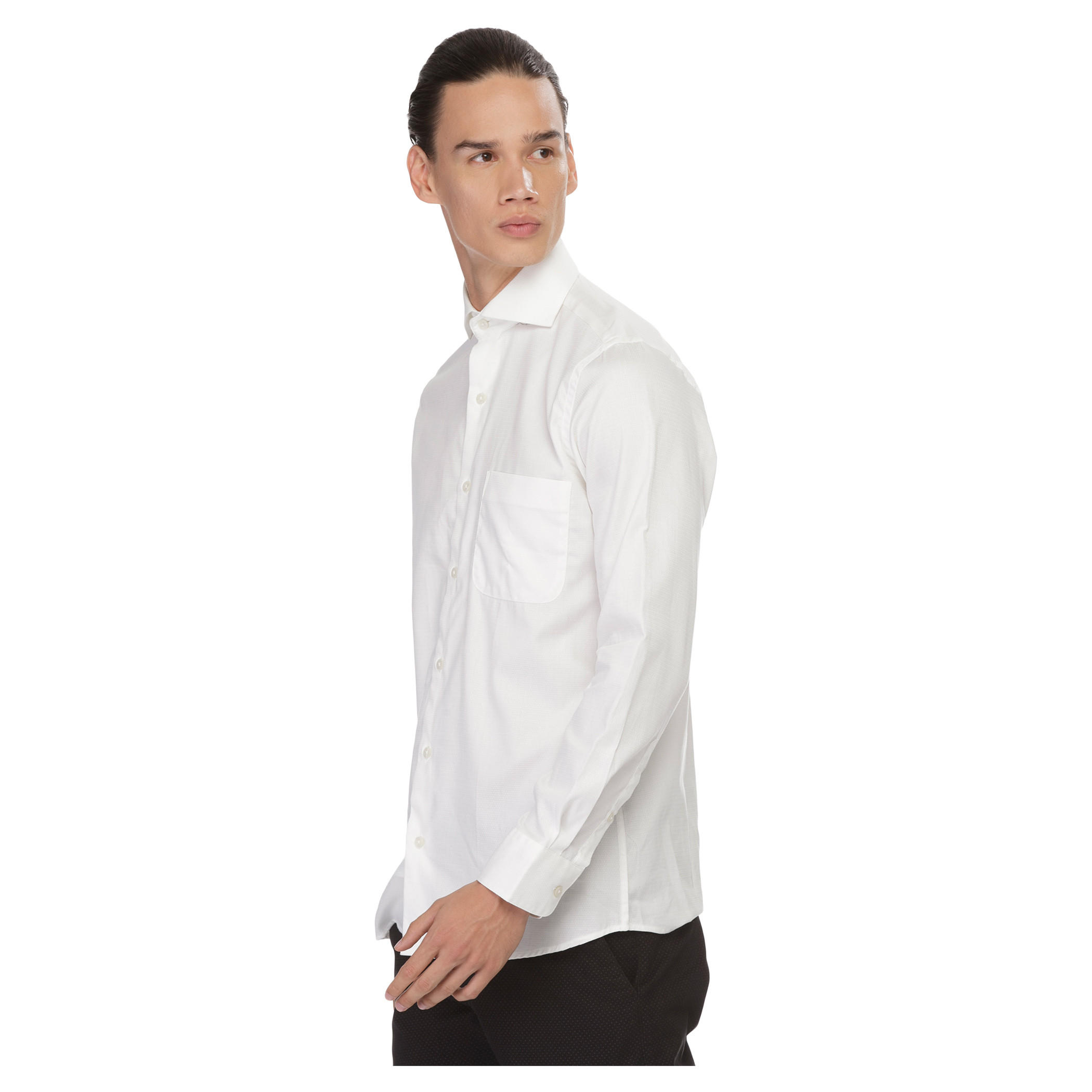 Arrow Solid Colour Shirt-men-clothing-shirts-image-3