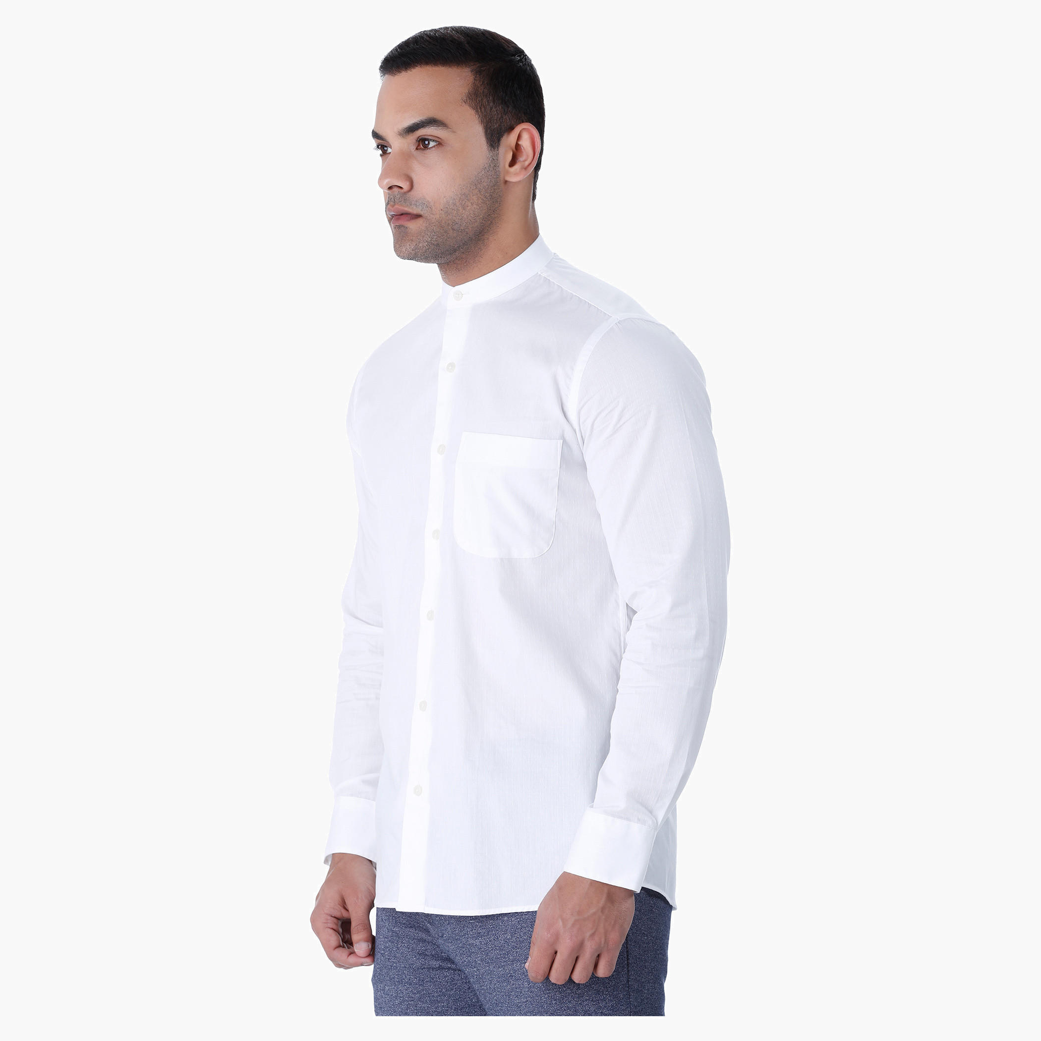 Arrow Solid Colour Shirt-men-clothing-shirts-image-3