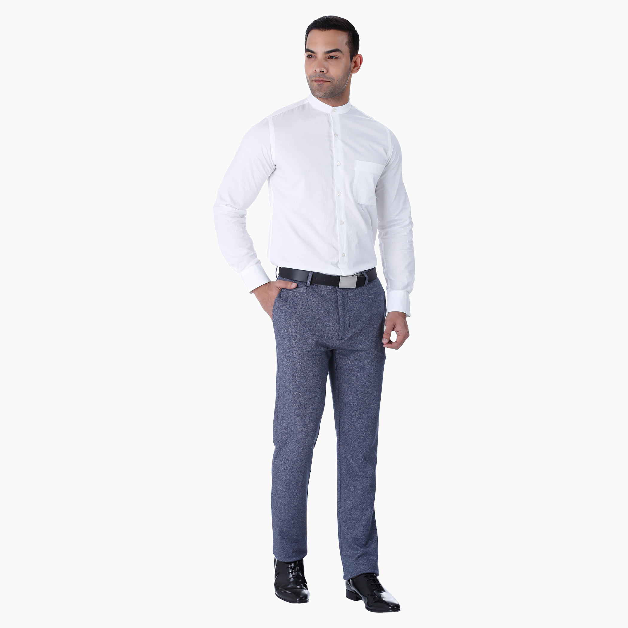 Arrow Solid Colour Shirt-men-clothing-shirts-image-1