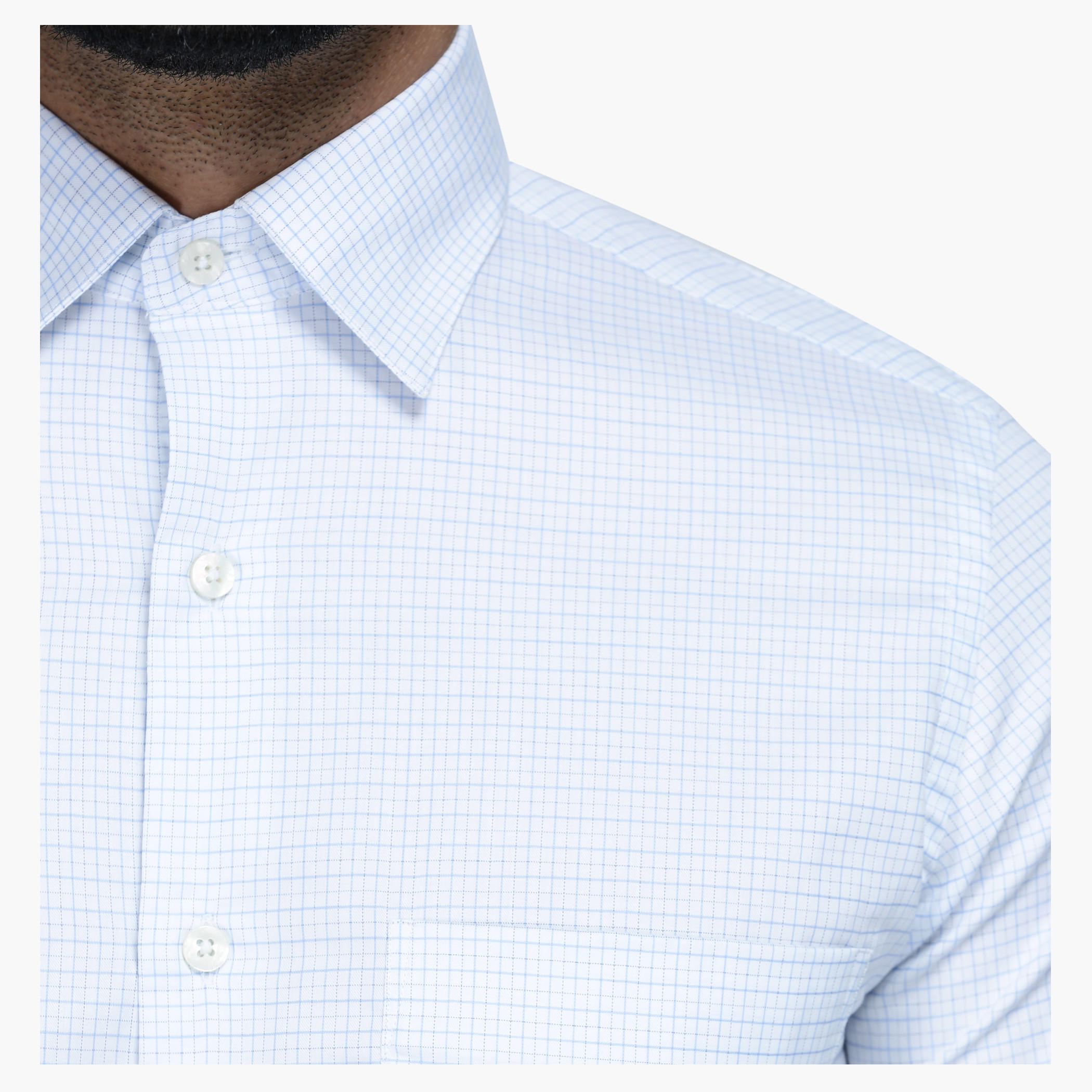 Formal Shirt with Cheques and Long Sleeves in Regular Fit-men-clothing-shirts-image-9