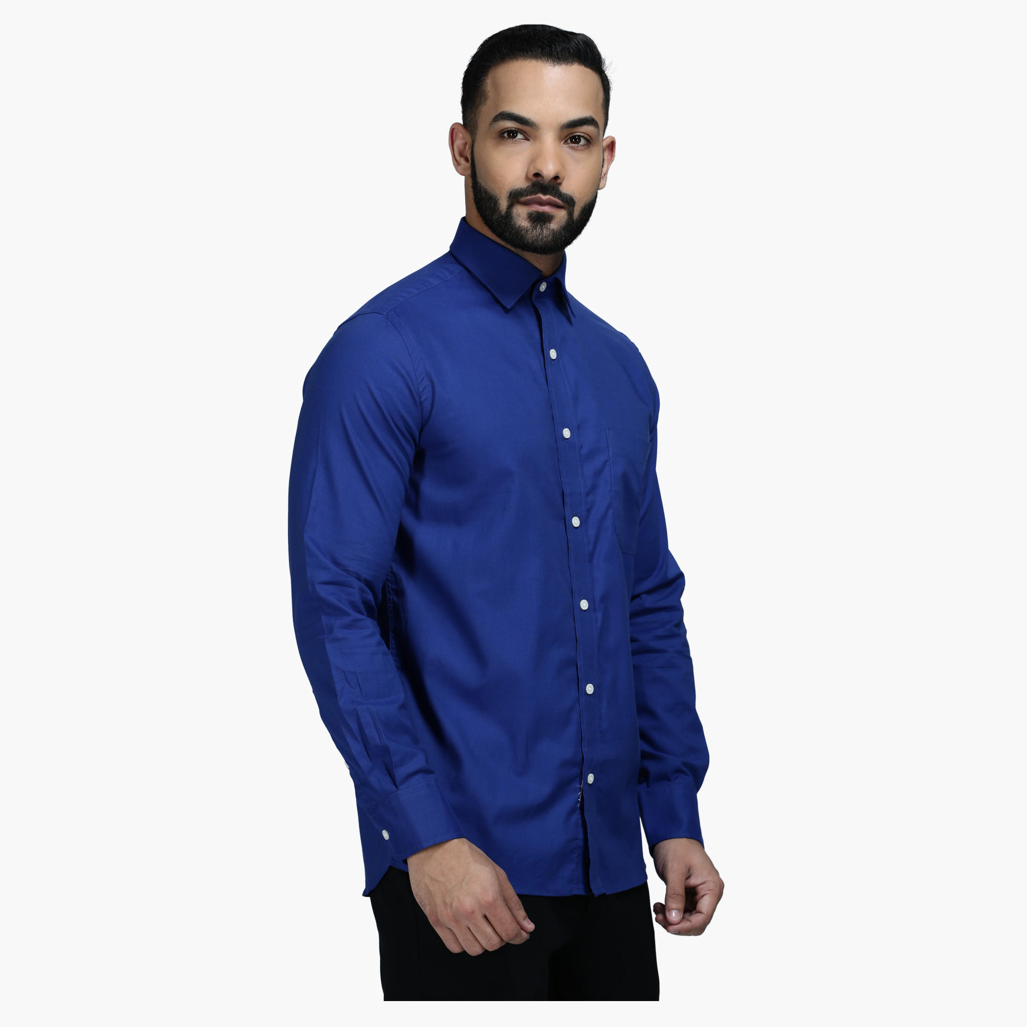 Formal Shirt with Long Sleeves in Regular Fit-men-clothing-shirts-image-3