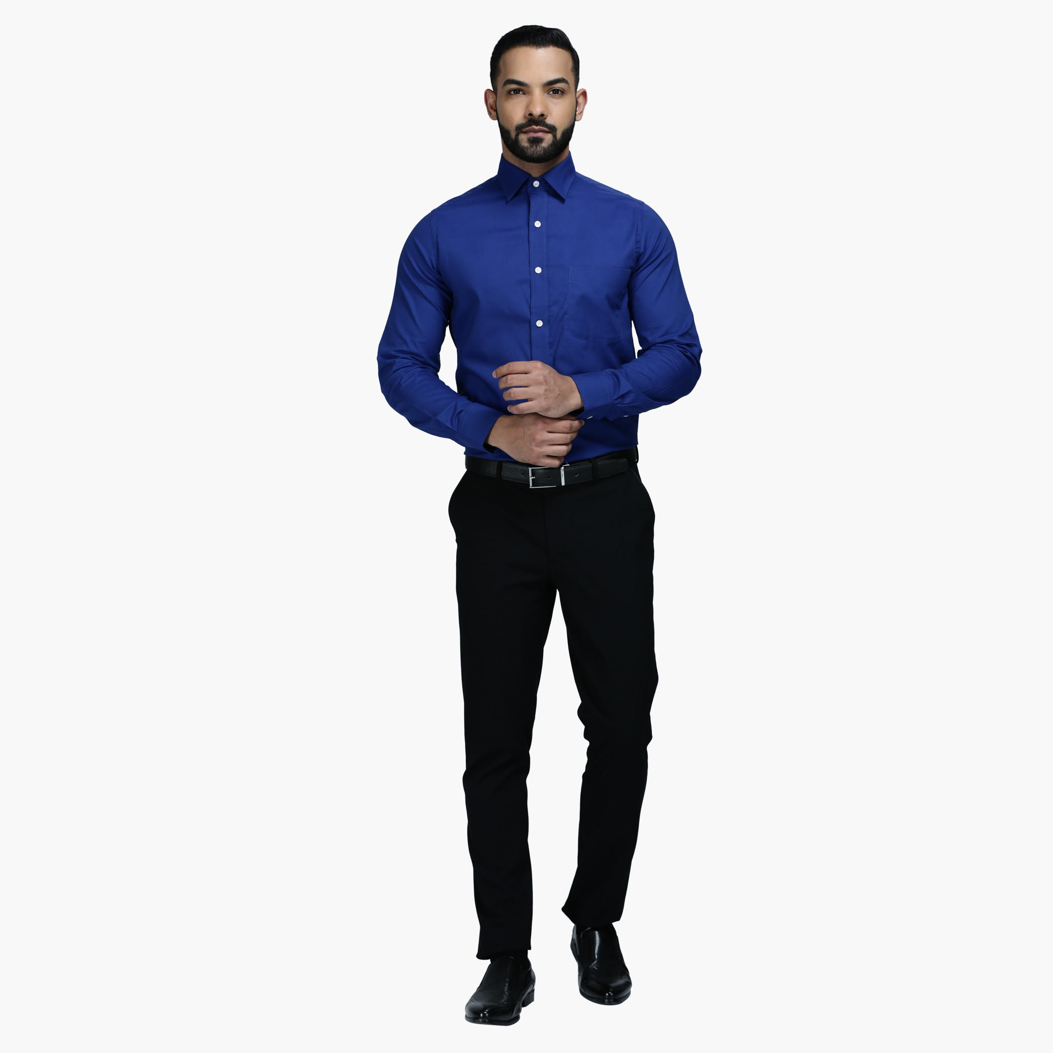 Formal Shirt with Long Sleeves in Regular Fit-men-clothing-shirts-image-5