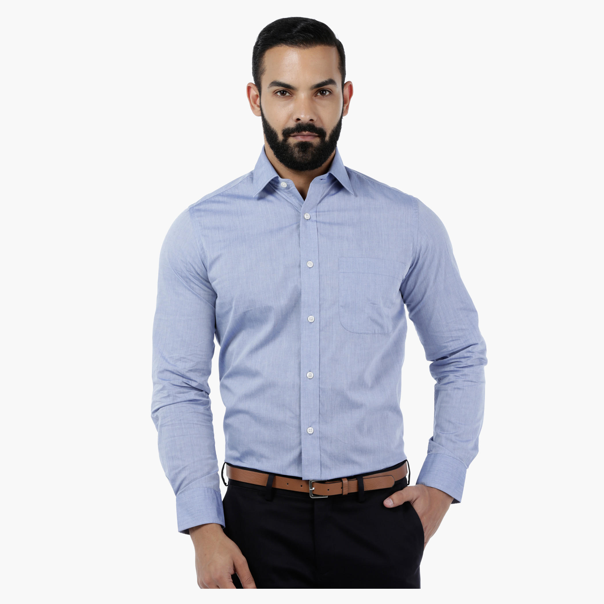 Arrow Solid Shirt - Travel Series-men-clothing-shirts-image-1