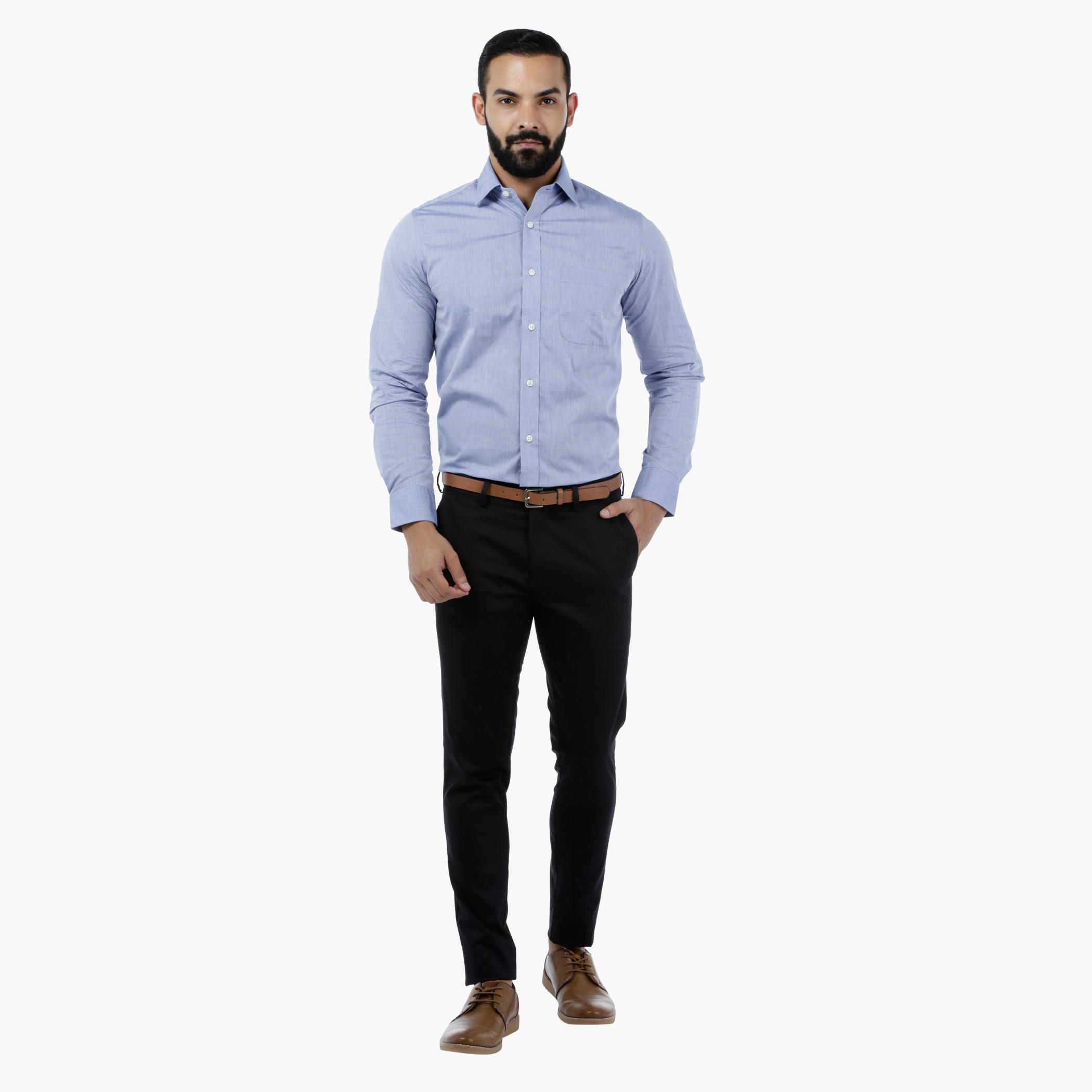 Arrow Solid Shirt - Travel Series-men-clothing-shirts-image-5