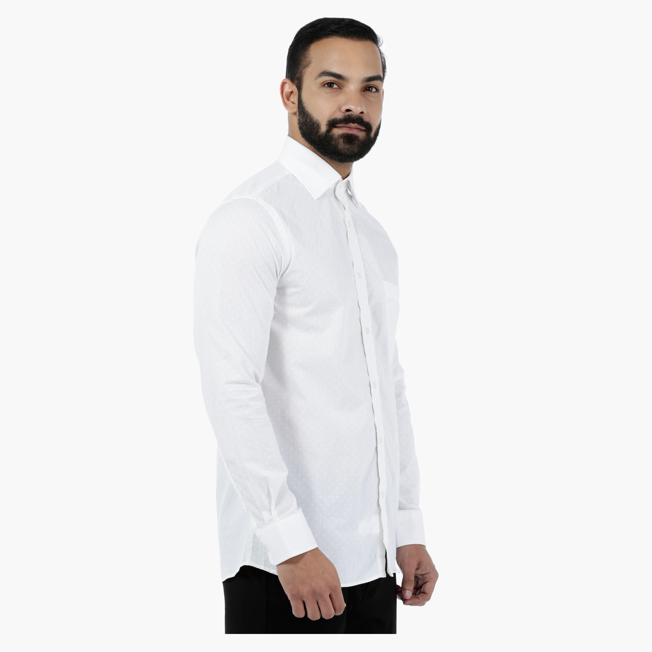Arrow Printed Shirt with ETI Finish-men-clothing-shirts-image-3