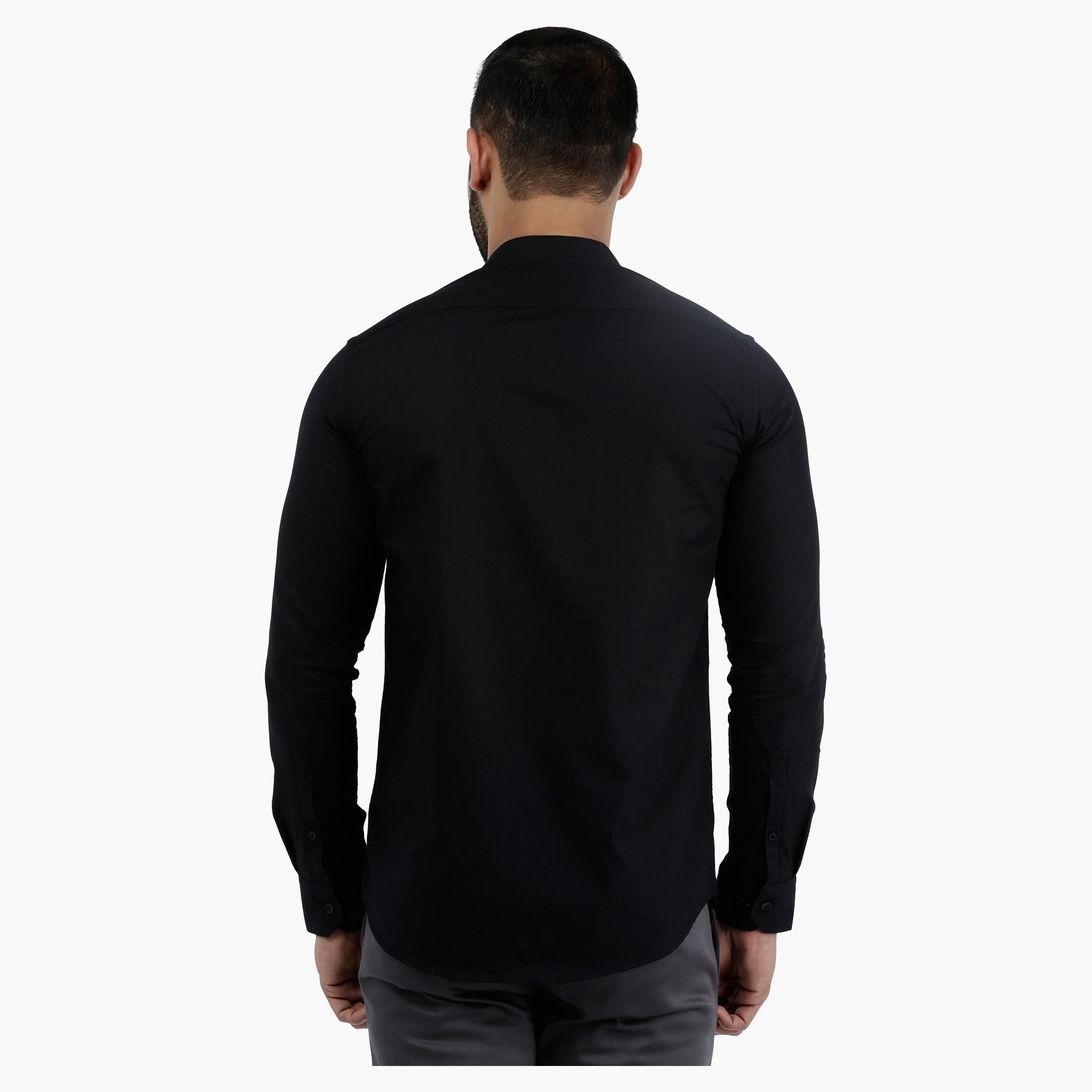 Arrow Shirt with Mandarin Collar-men-clothing-shirts-image-2