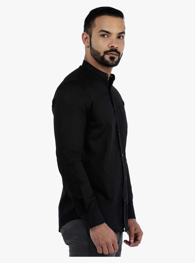 Arrow Shirt with Mandarin Collar-men-clothing-shirts-image-3