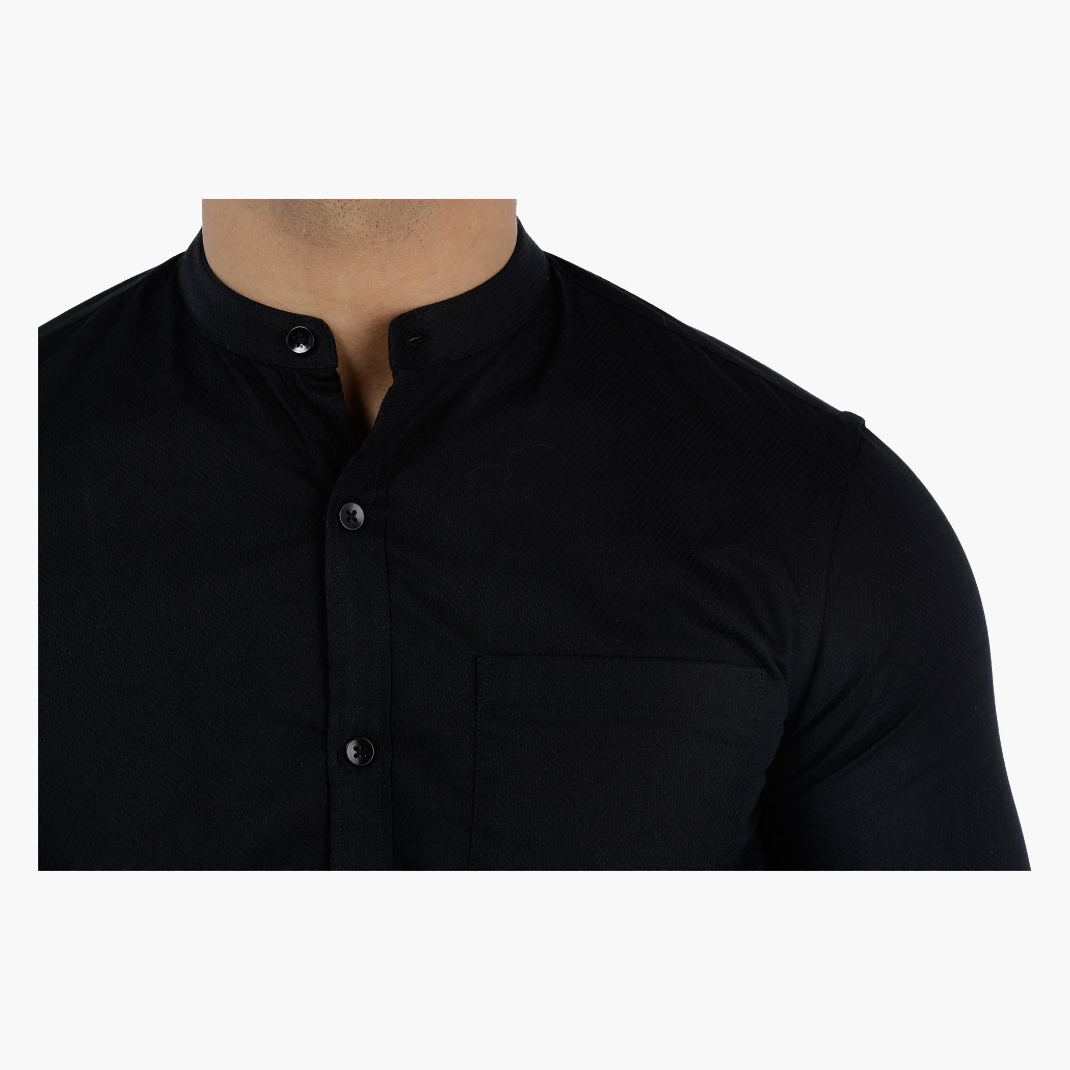 Arrow Shirt with Mandarin Collar-men-clothing-shirts-image-4