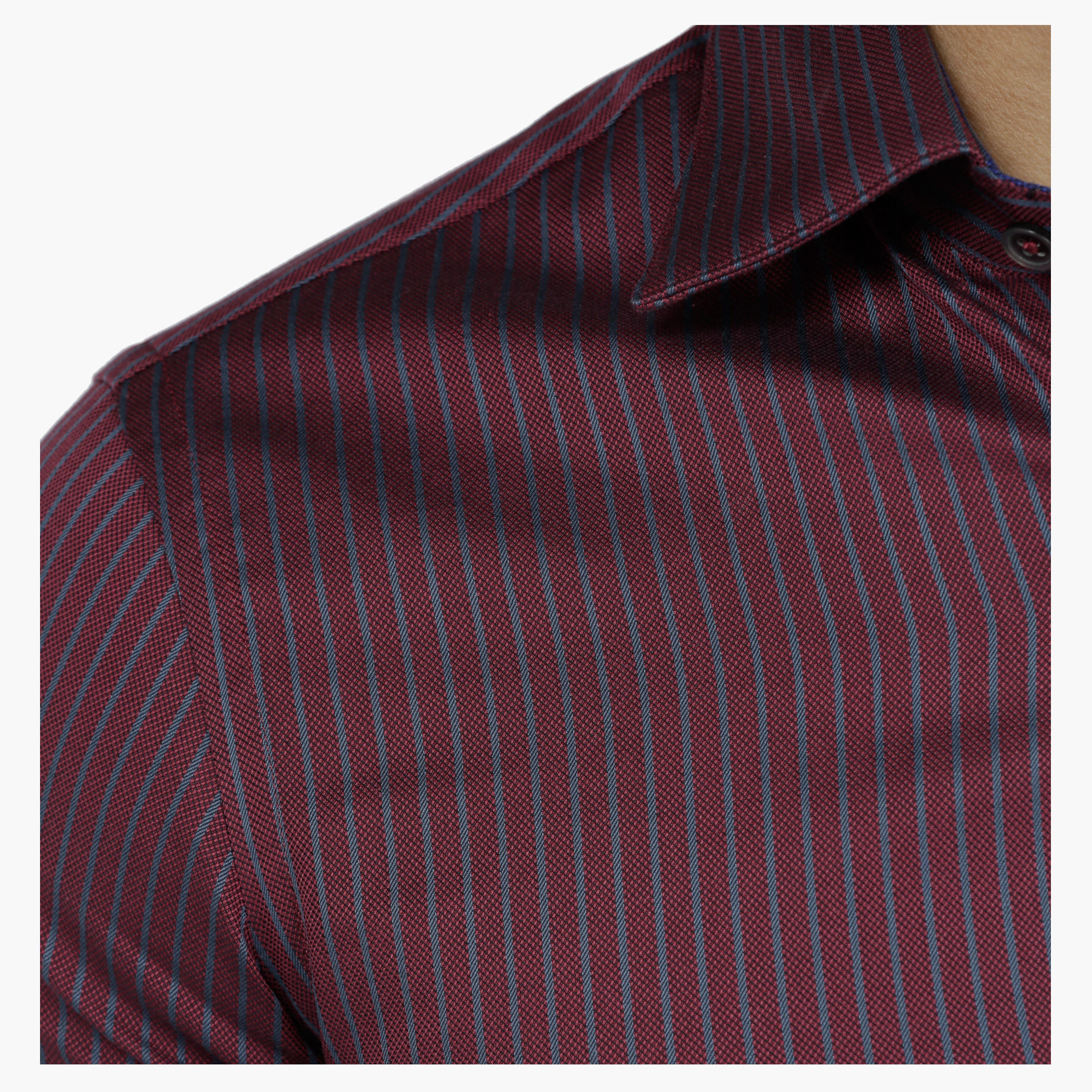 Arrow Striped Long Sleeves Cotton Shirt-men-clothing-shirts-image-4