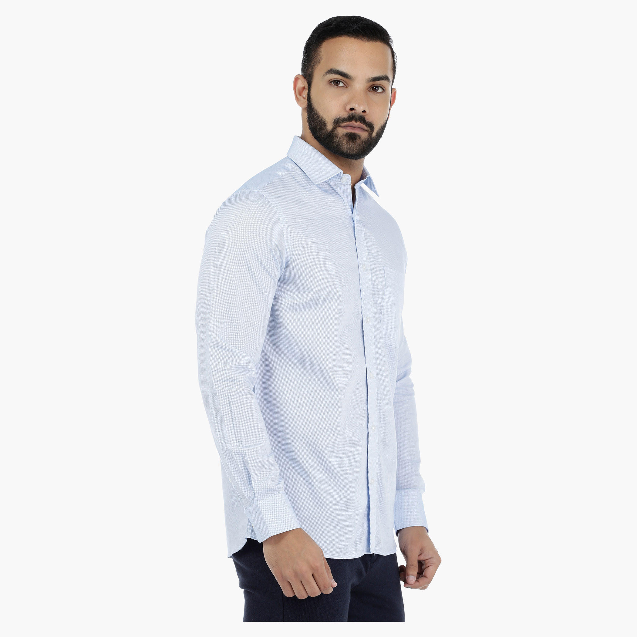 Arrow Long Sleeves Shirt in Regular Fit-men-clothing-shirts-image-3