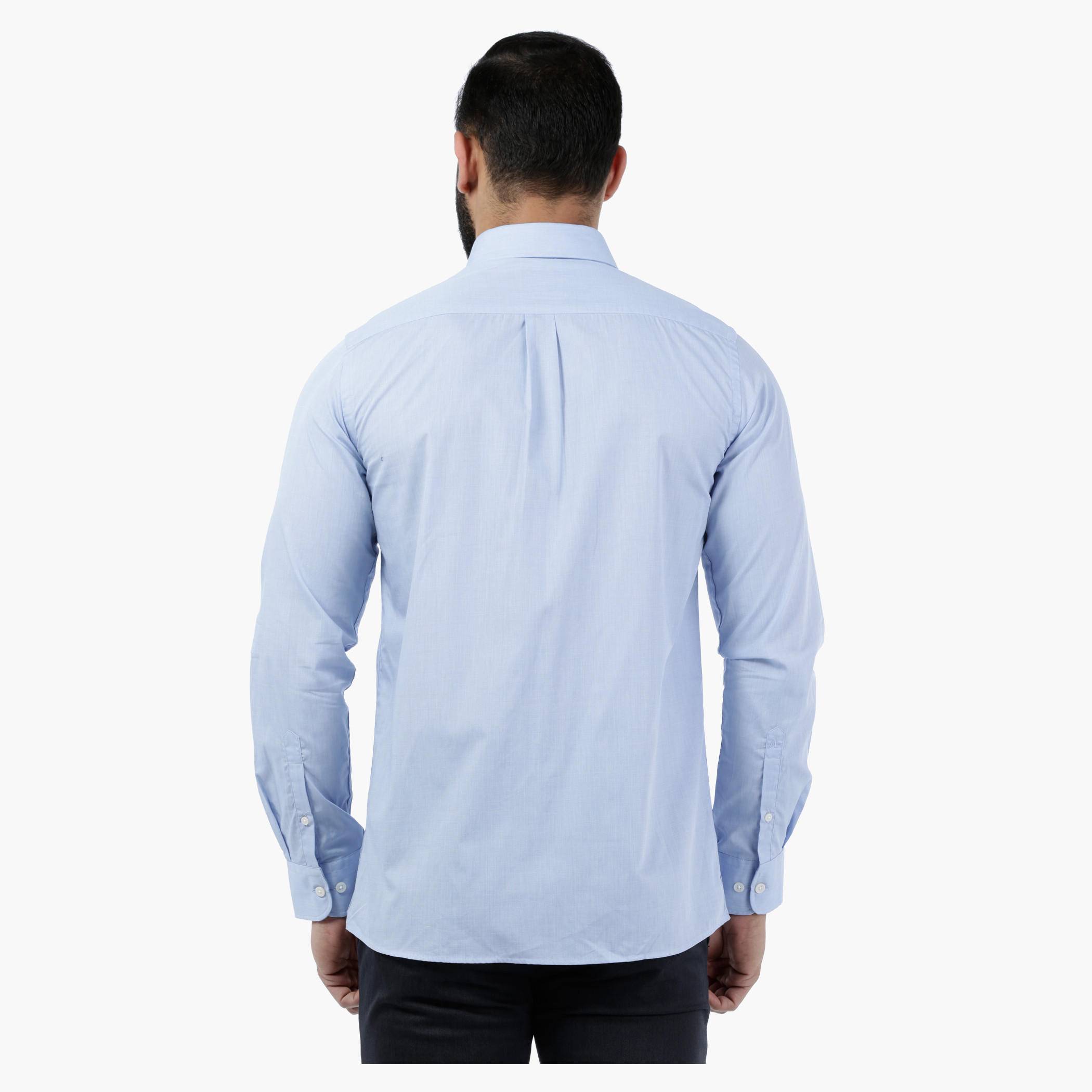 Arrow Solid Shirt with LAMC Finish-men-clothing-shirts-image-4