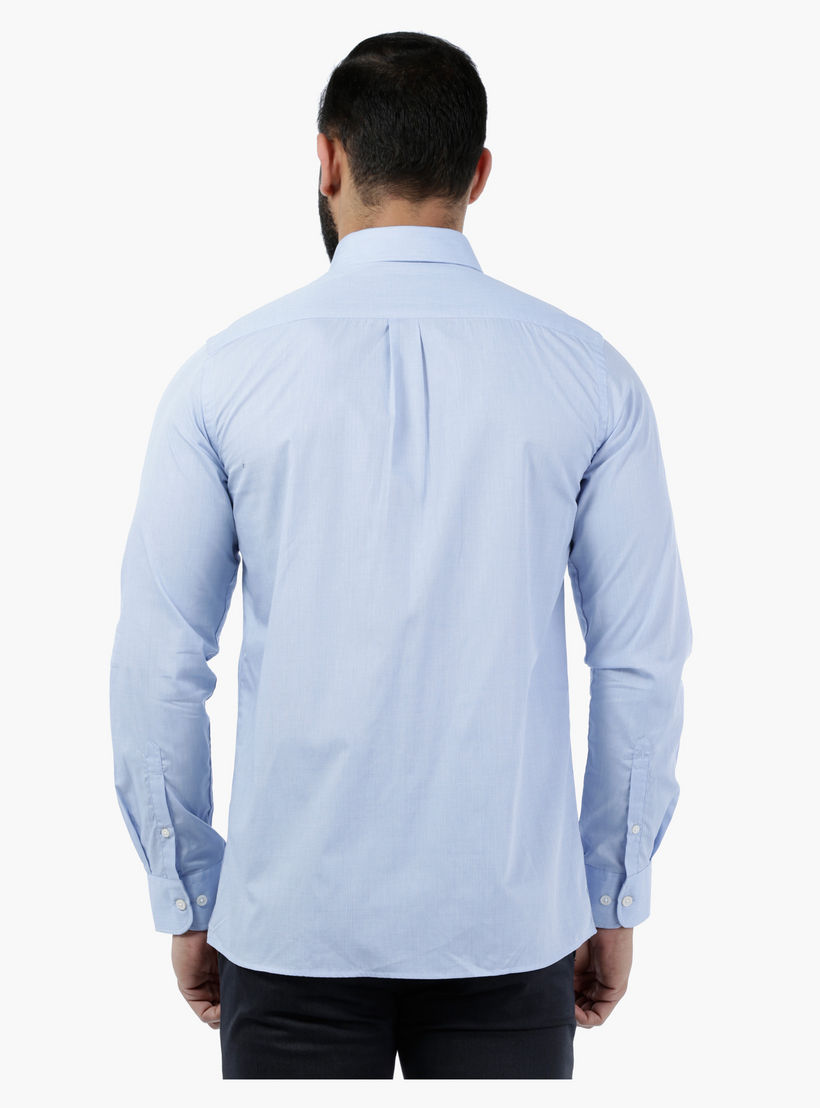 Arrow Solid Shirt with LAMC Finish-men-clothing-shirts-image-4