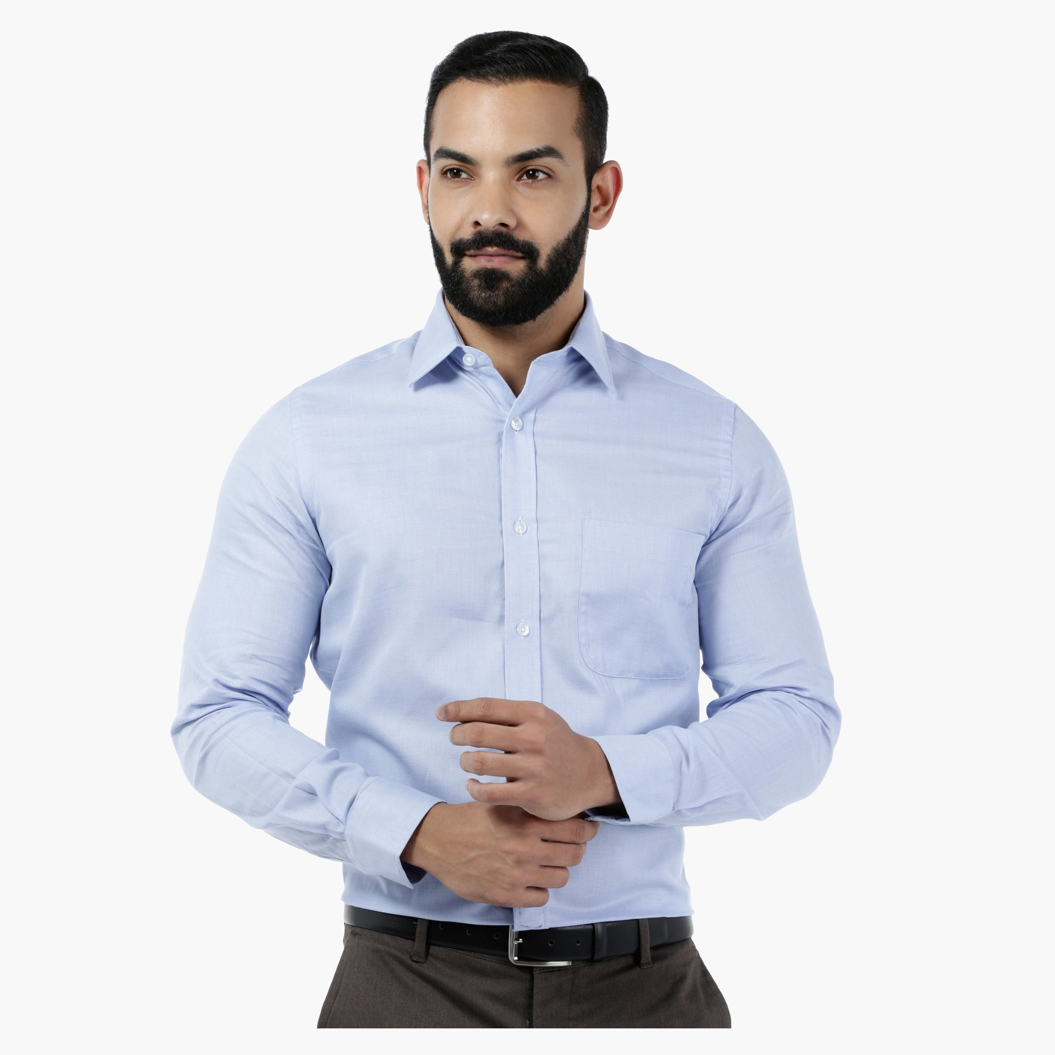 Arrow Structured Shirt with ETI Finish-men-clothing-shirts-image-1