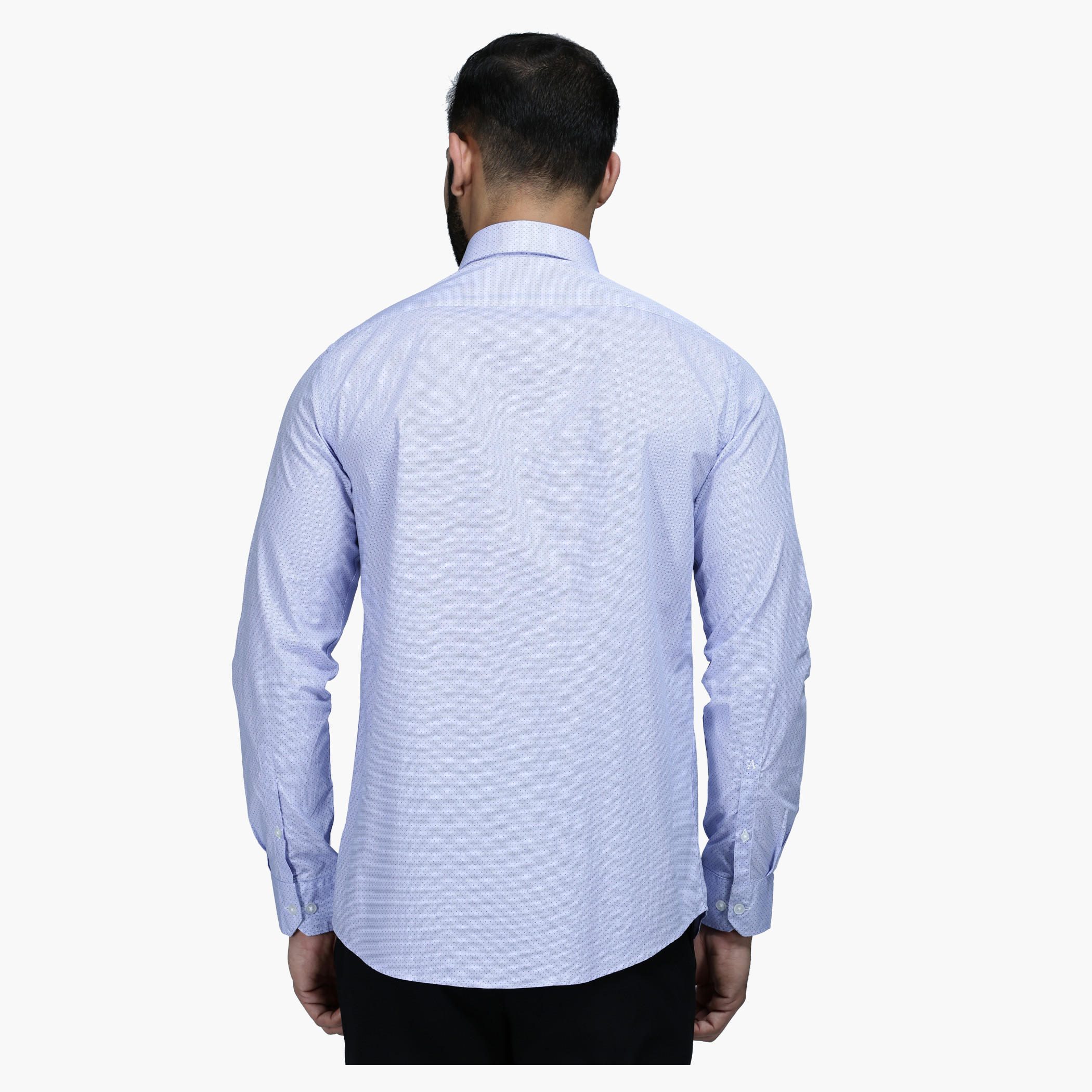 Printed Formal Shirt with Long Sleeves in Slim Fit-men-clothing-shirts-image-2