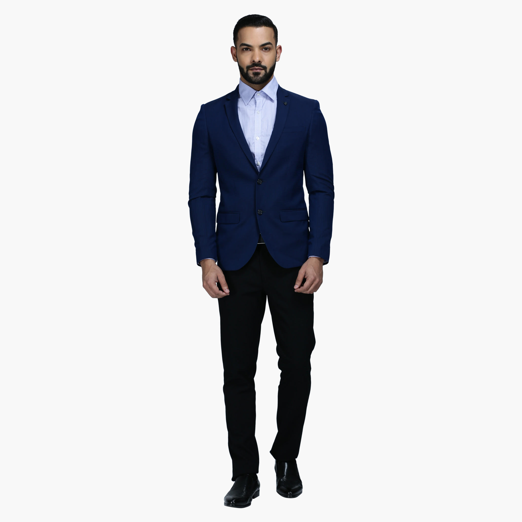 Printed Formal Shirt with Long Sleeves in Slim Fit-men-clothing-shirts-image-5