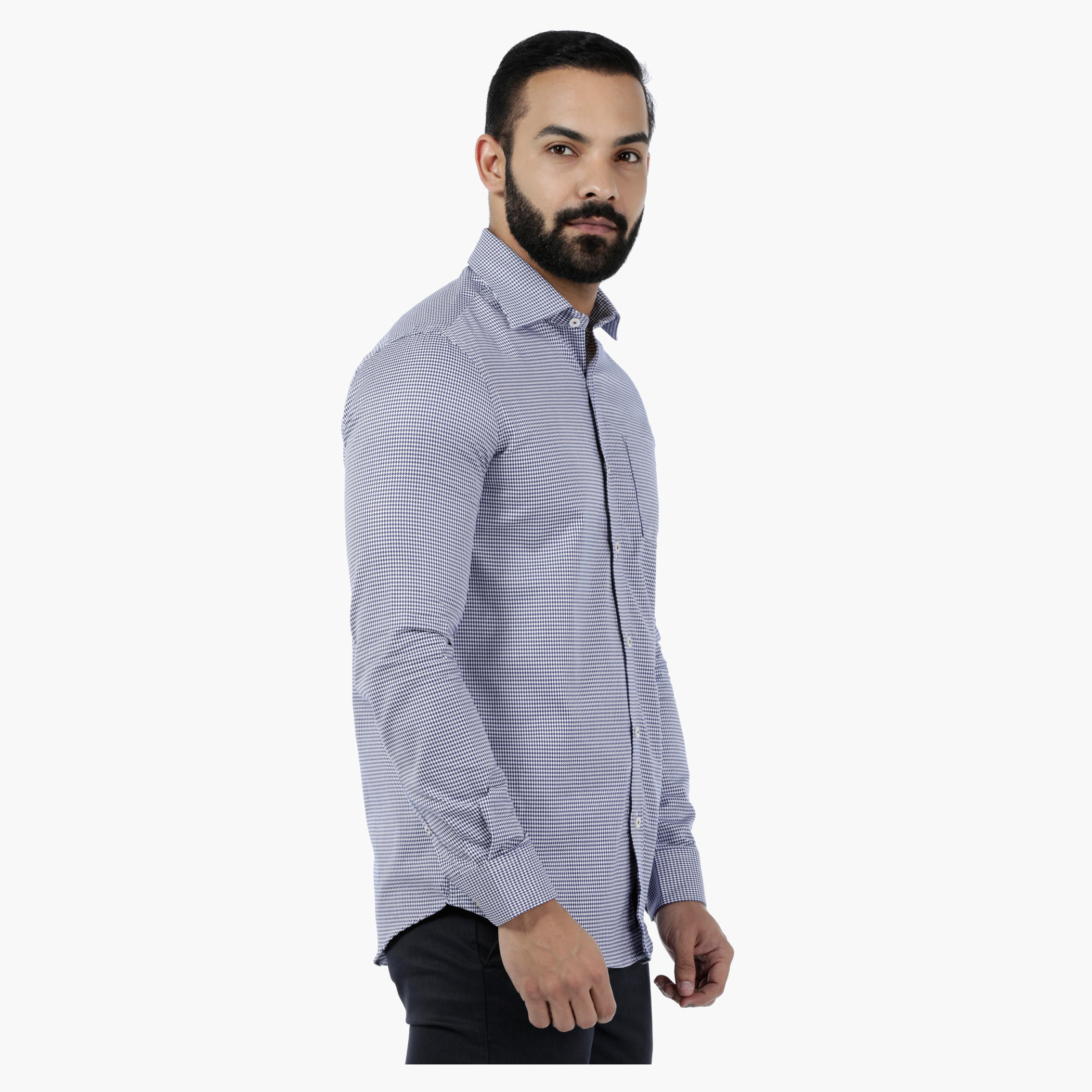 Arrow Printed Shirt with ETI Finish-men-clothing-shirts-image-3