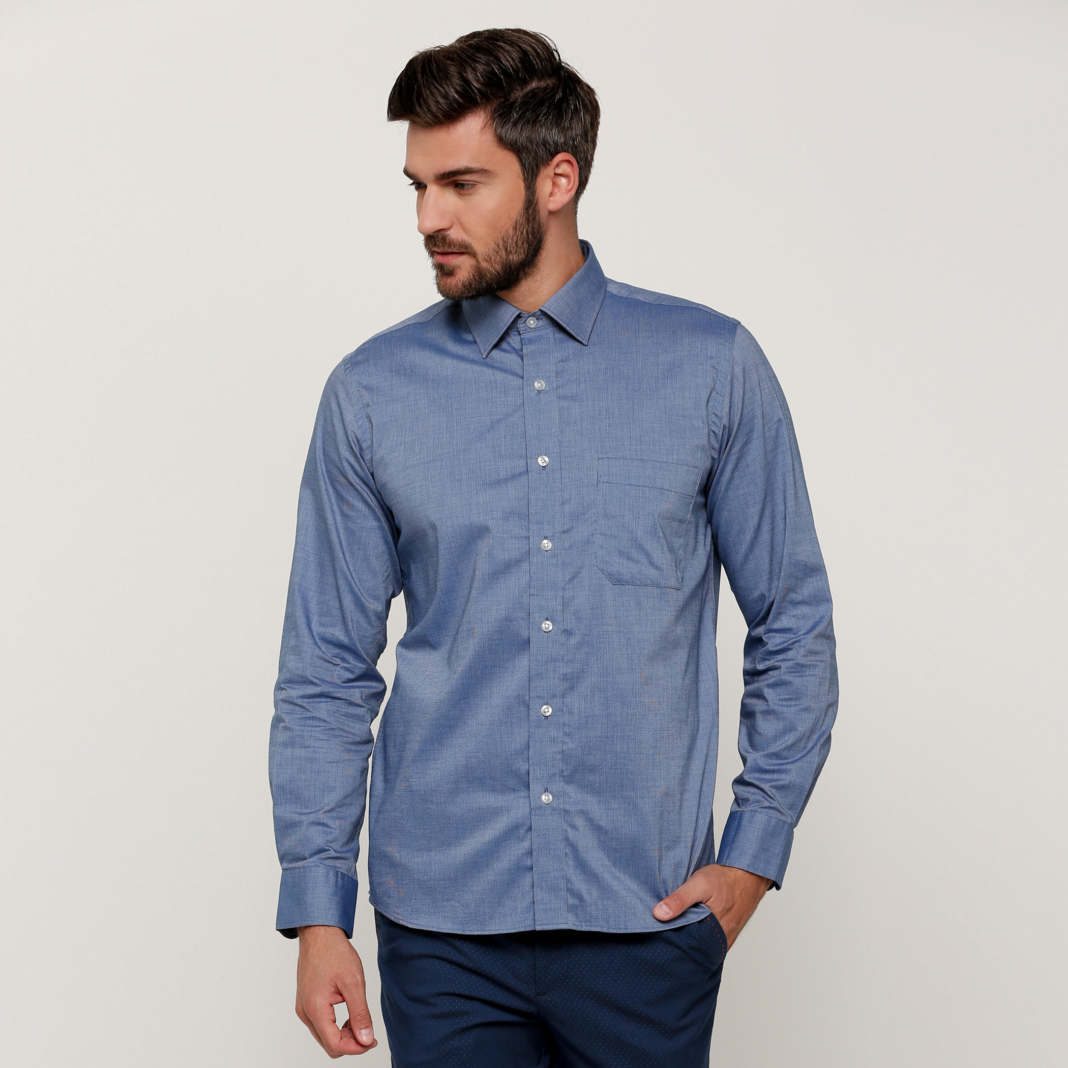 قميص بأكمام طويلة وأزرار من آرو-men-clothing-shirts-image-5