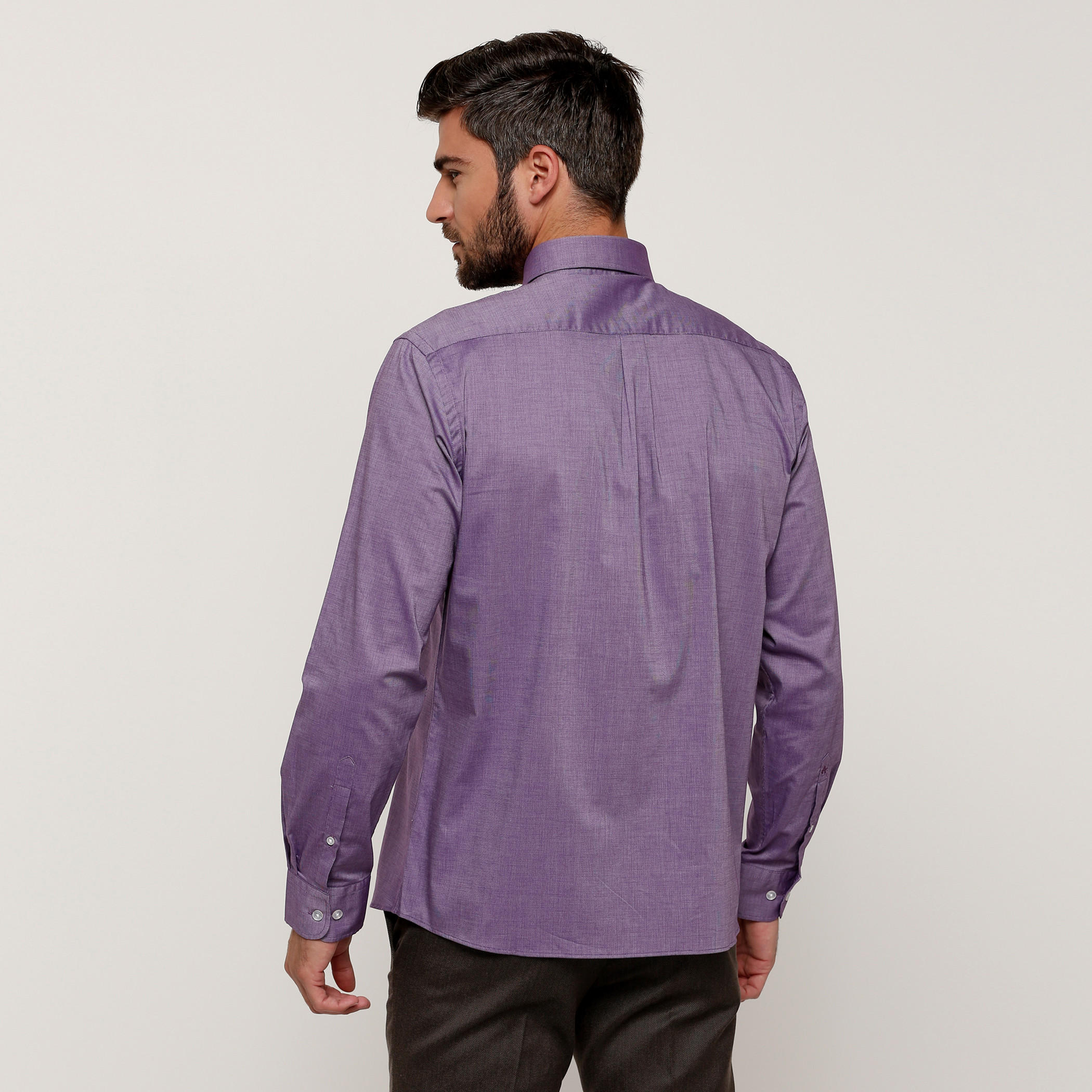 قميص بأكمام طويلة وأزرار من آرو-men-clothing-shirts-image-2