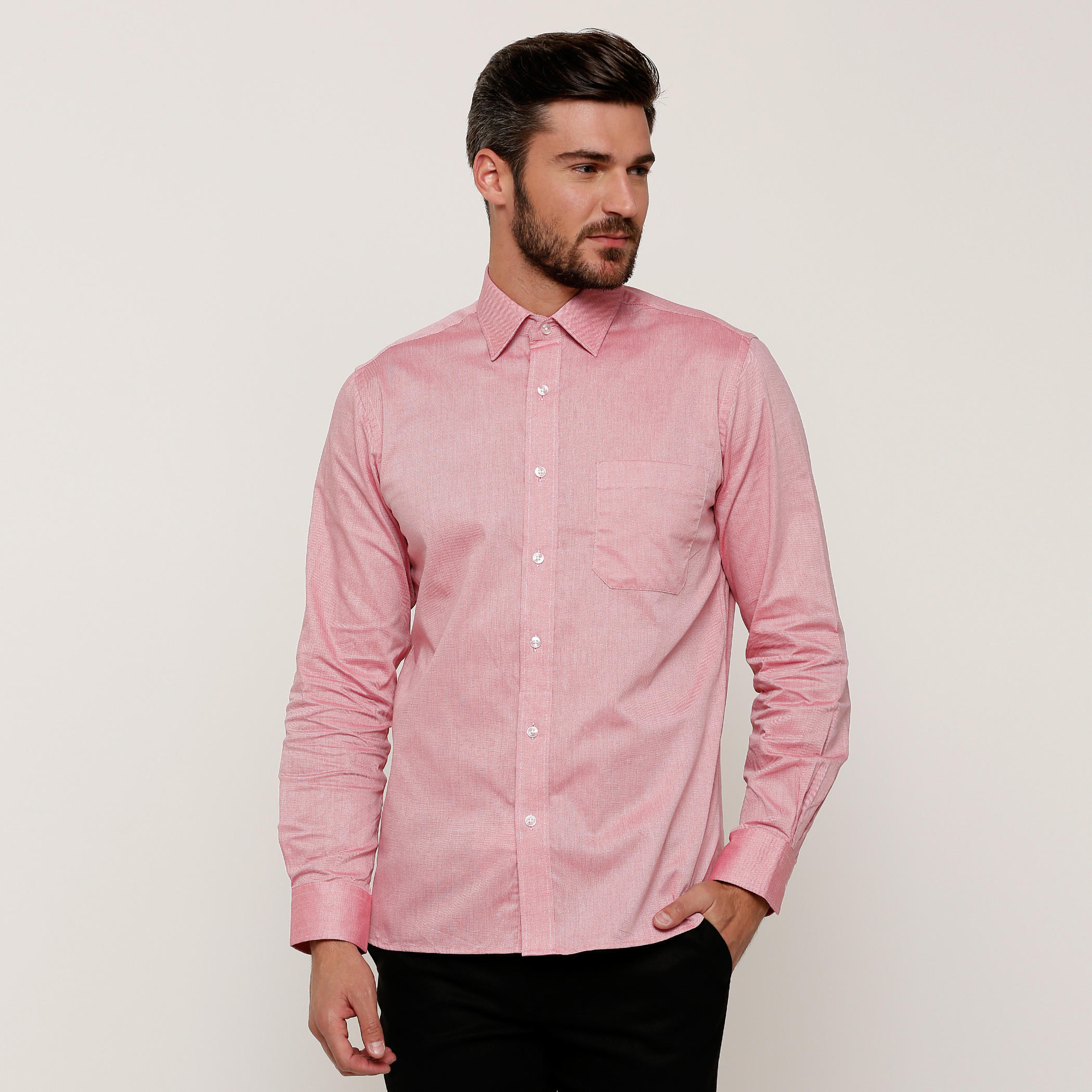 قميص بأكمام طويلة وأزرار من آرو-men-clothing-shirts-image-1