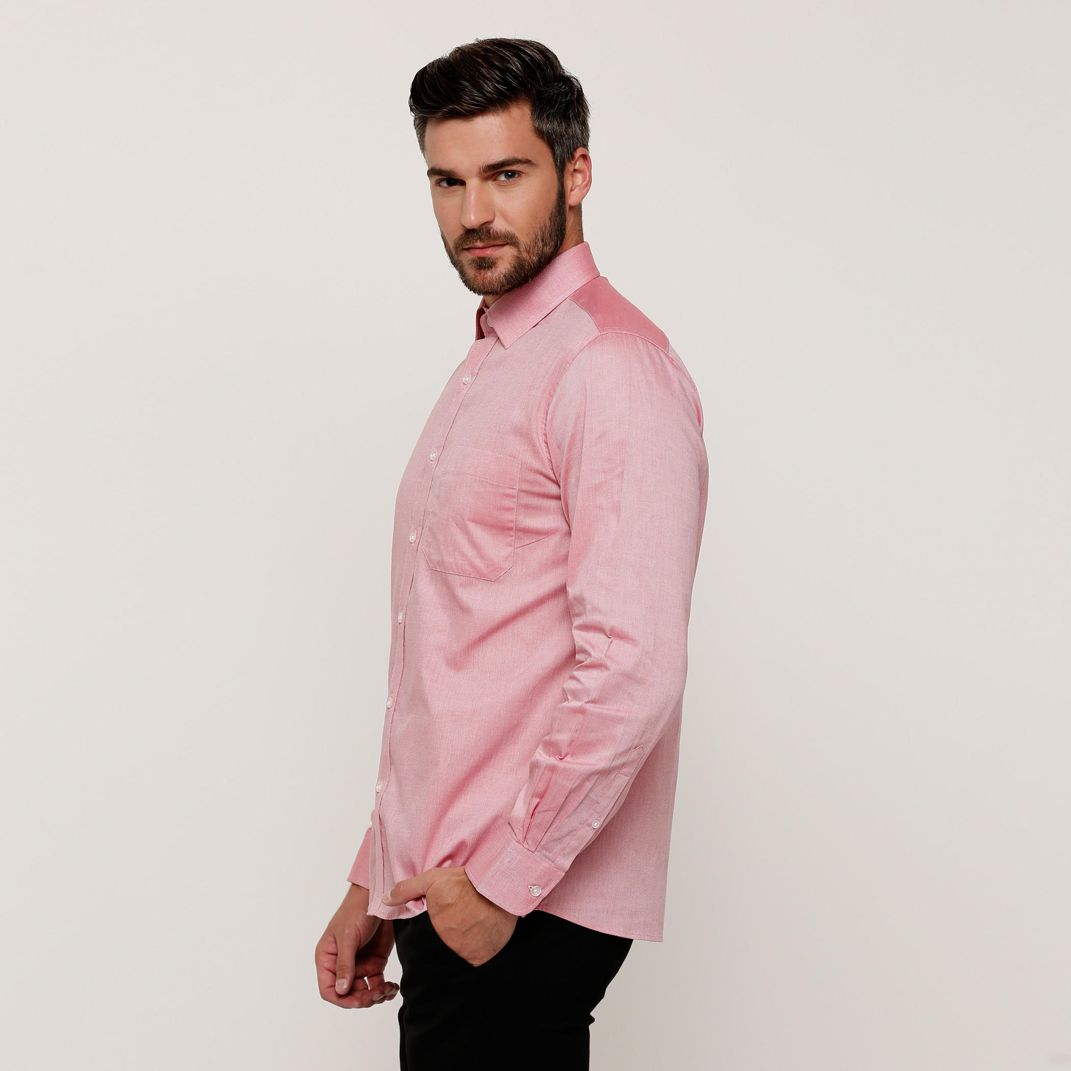 قميص بأكمام طويلة وأزرار من آرو-men-clothing-shirts-image-3