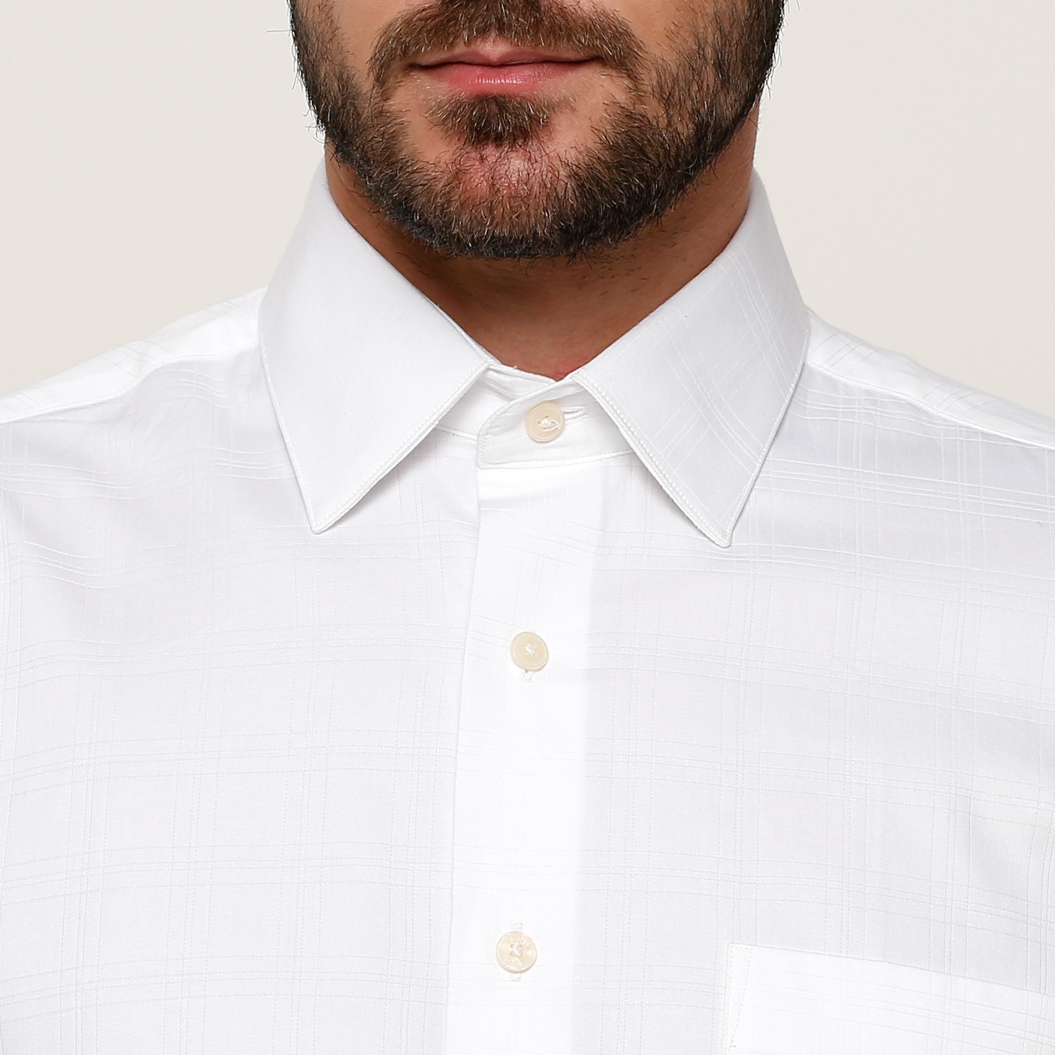 Arrow Shirt with Long Sleeves and Complete Placket-men-clothing-shirts-image-4