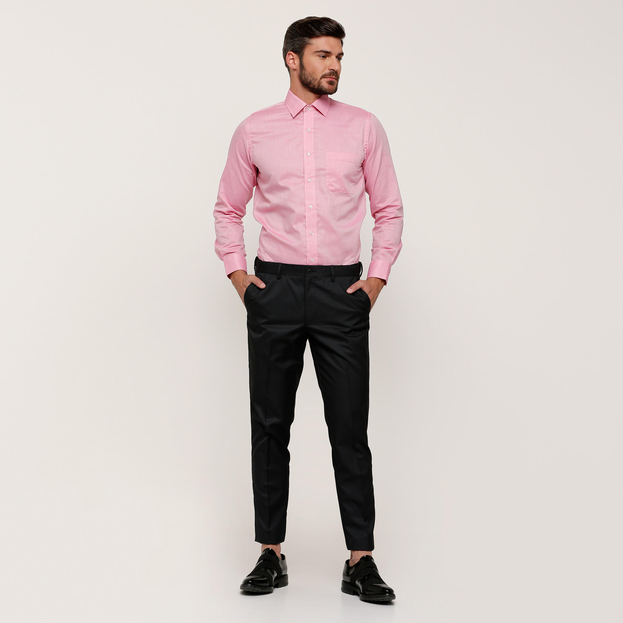 قميص بأكمام طويلة وأزرار من آرو-men-clothing-shirts-image-5