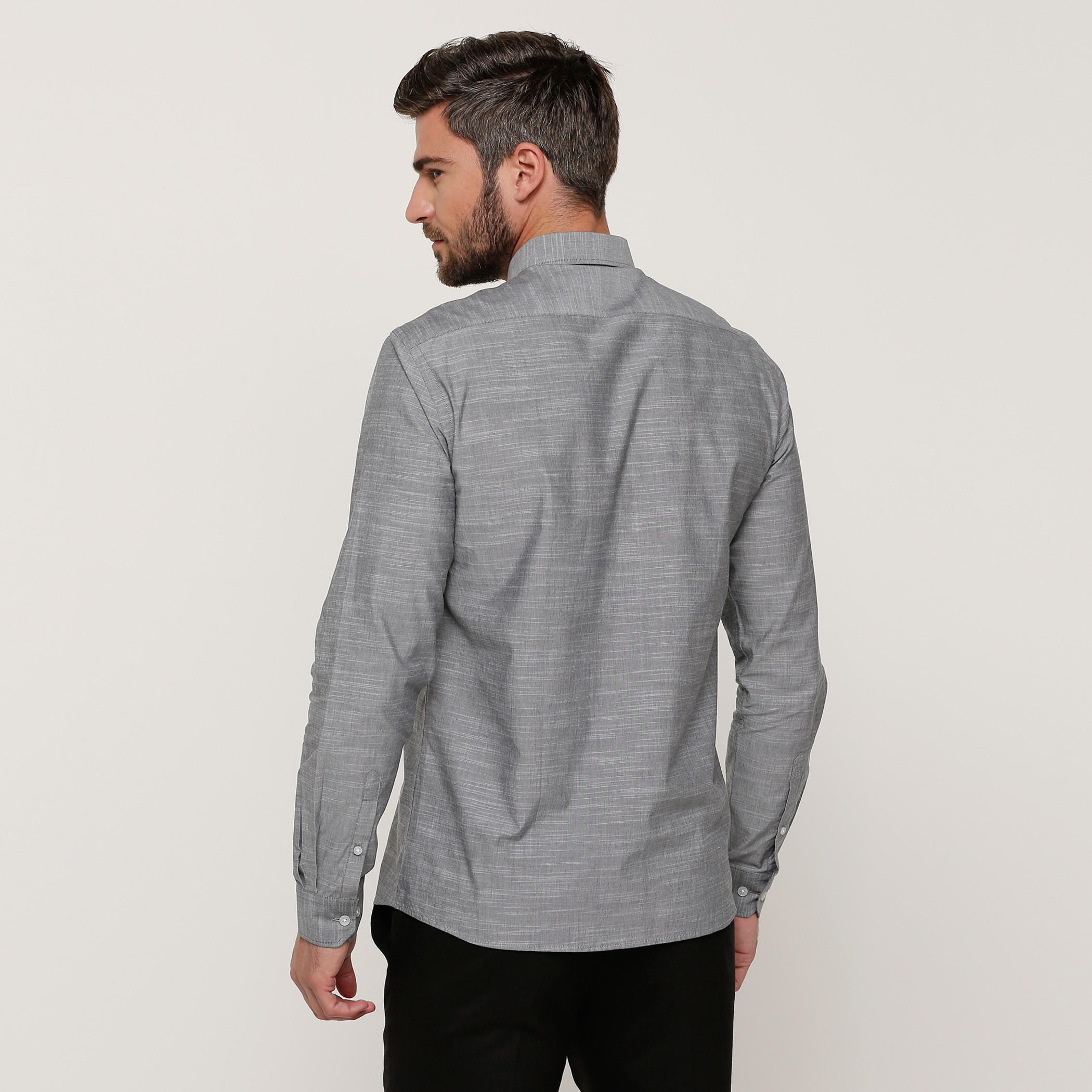قميص بأكمام طويلة وأزرار مع طبعات من آرو-men-clothing-shirts-image-2