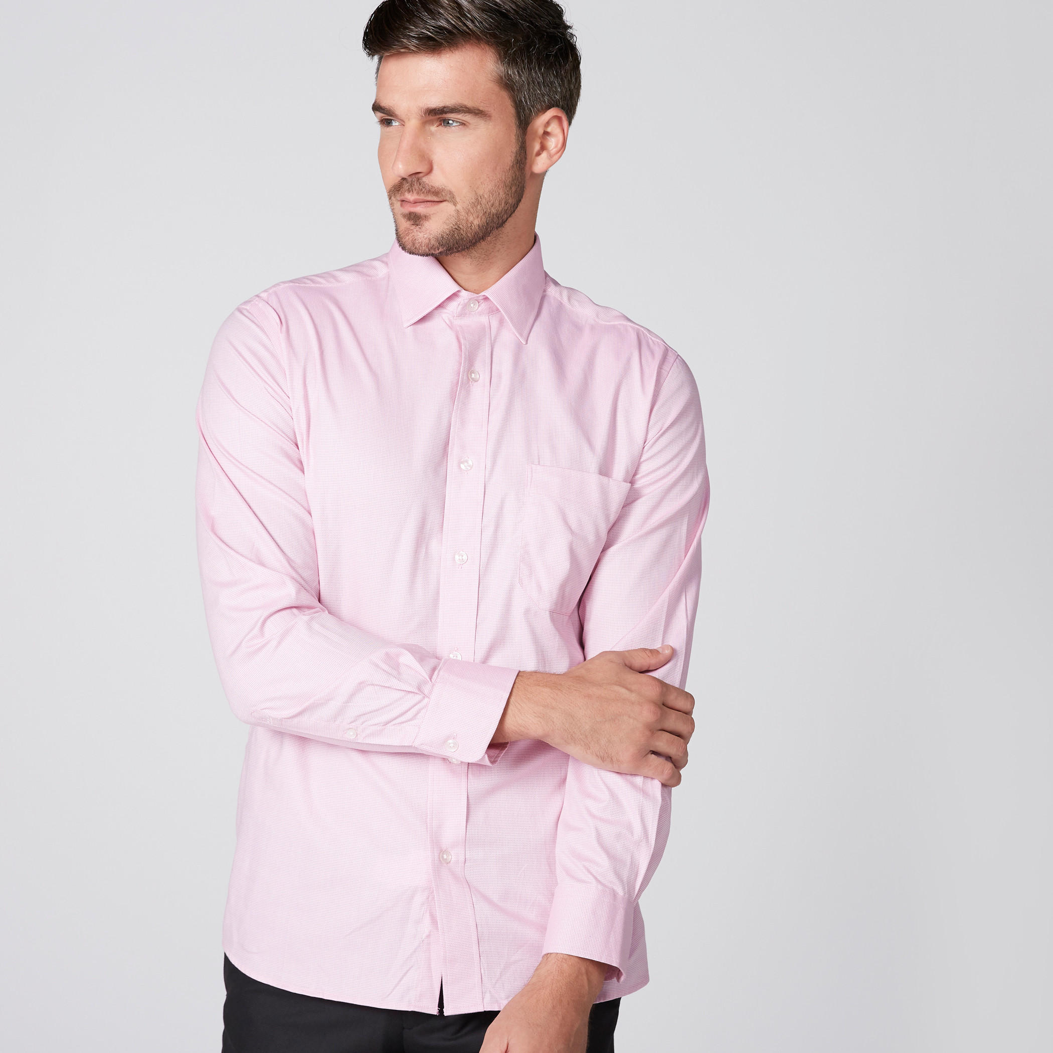 قميص بأكمام طويلة وأزرار من آرو-men-clothing-shirts-image-2