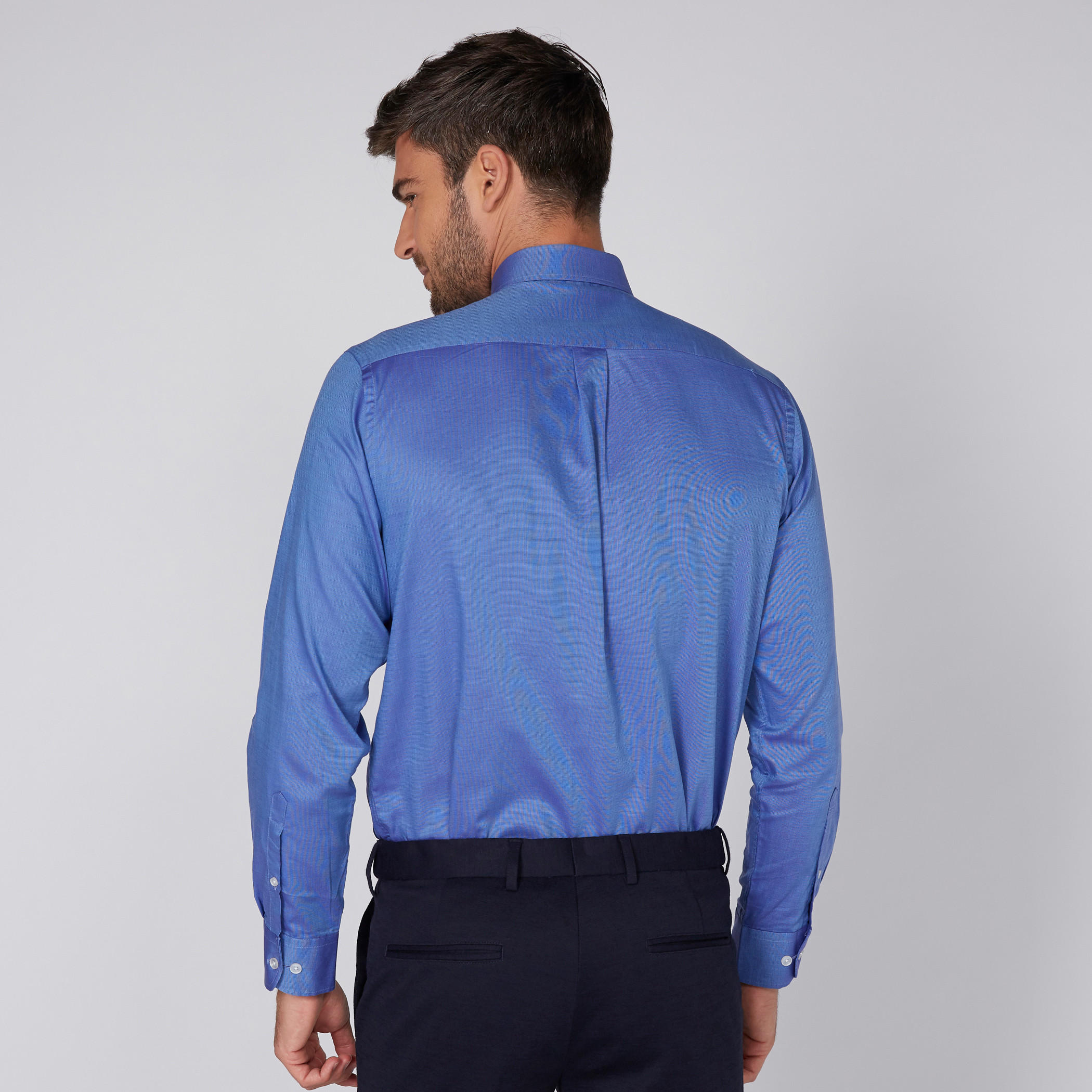 قميص بأكمام طويلة ووصلة أزرار كاملة من آرو-men-clothing-shirts-image-4