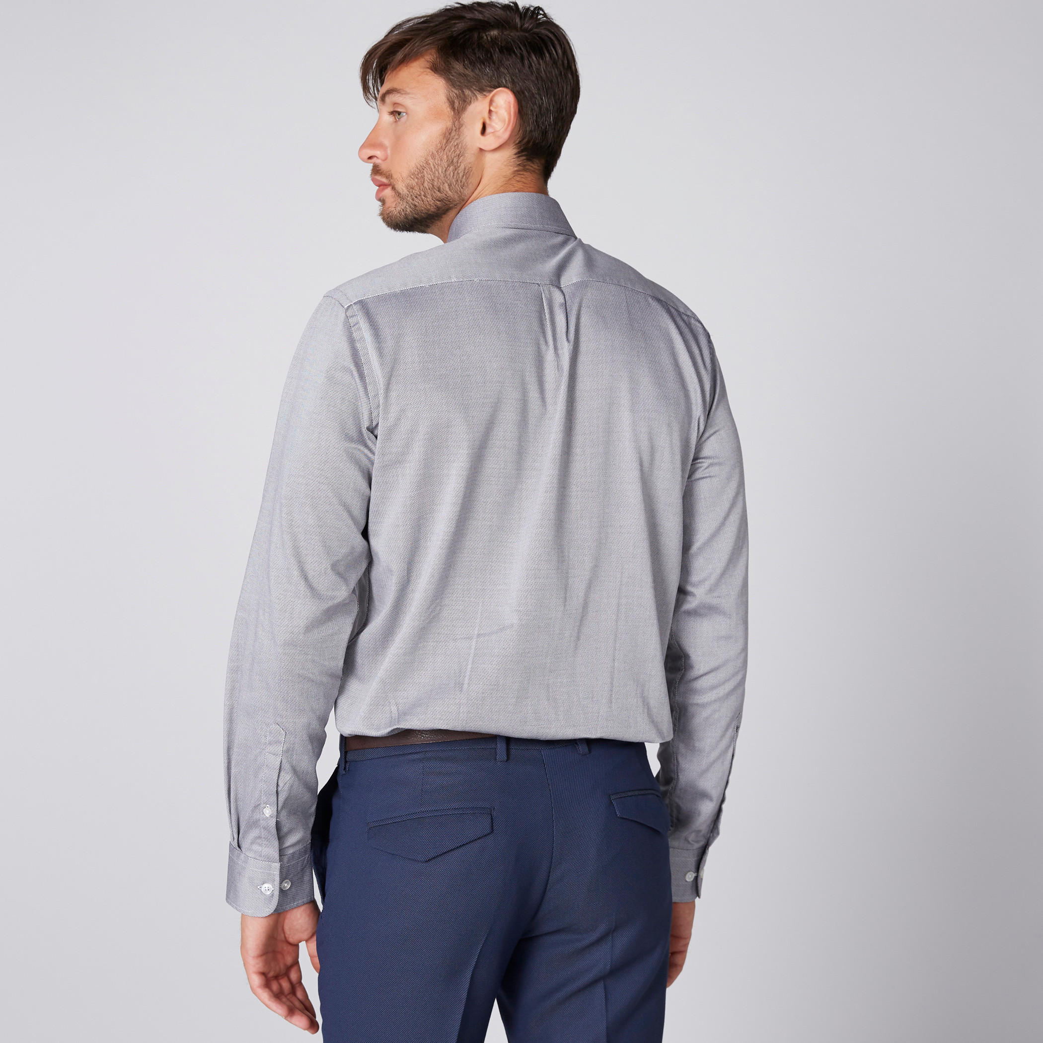 Arrow Long Sleeves Shirt with Complete Placket-men-clothing-shirts-image-4