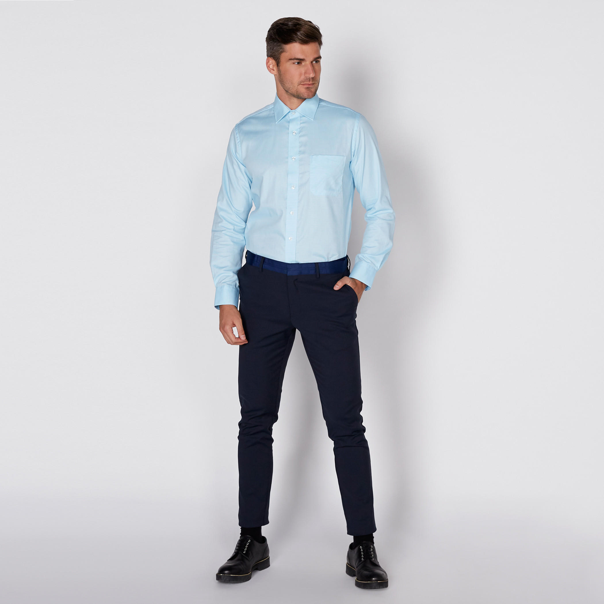 قميص بأكمام طويلة وأزرار من أرو-men-clothing-shirts-image-4