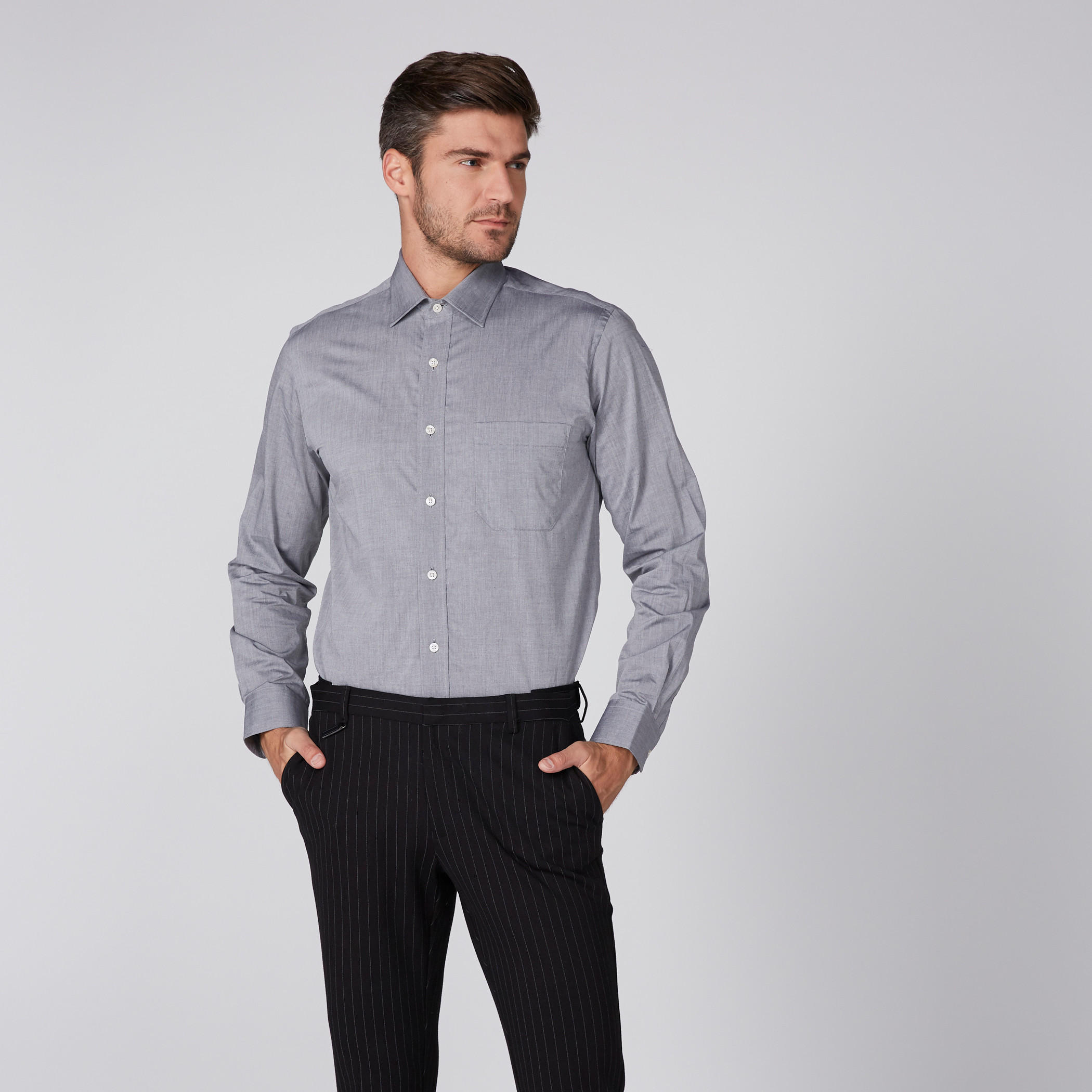 قميص بأكمام طويلة وأزرار وجيوب من آرو-men-clothing-shirts-image-1