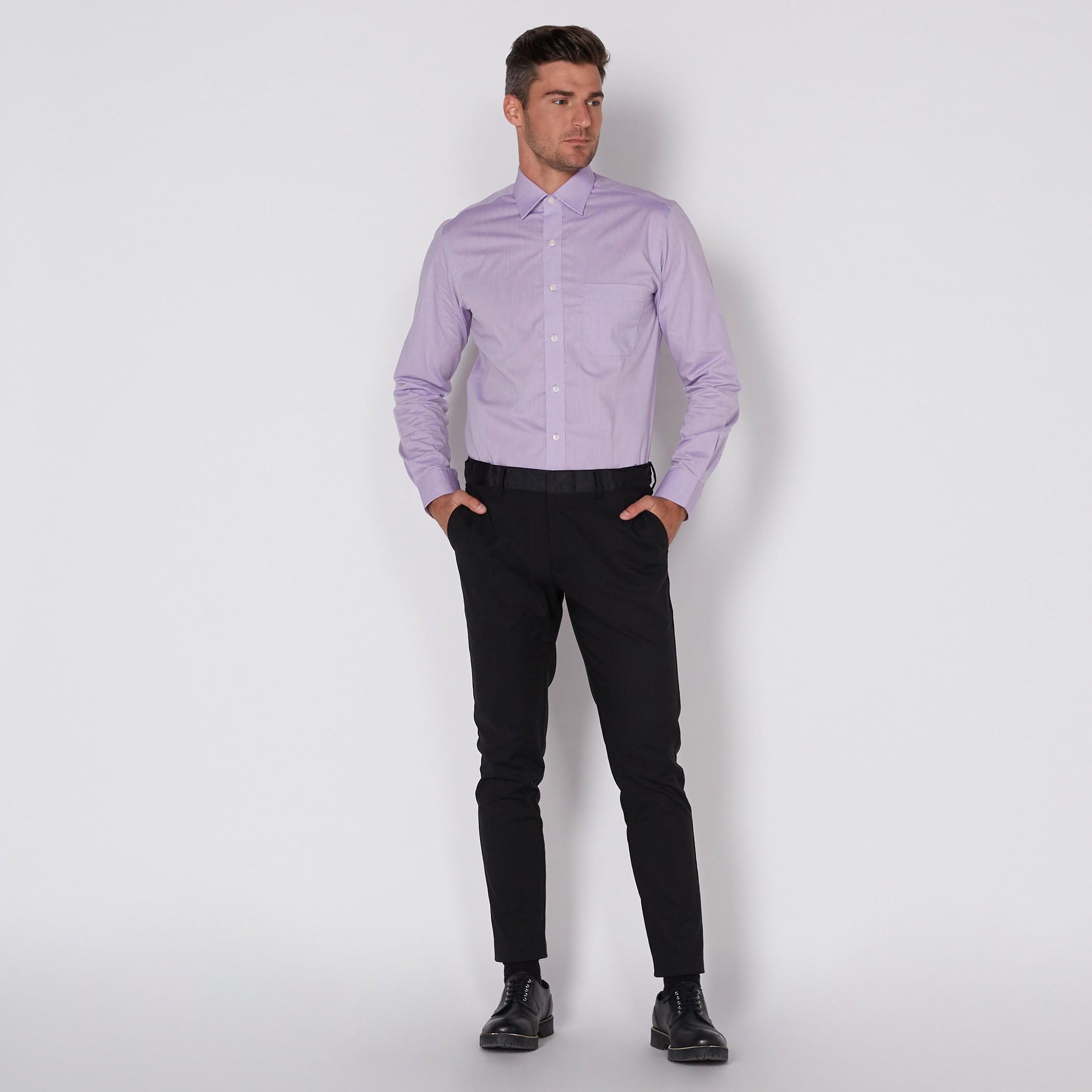 قميص بأكمام طويلة وأزرار من أرو-men-clothing-shirts-image-1
