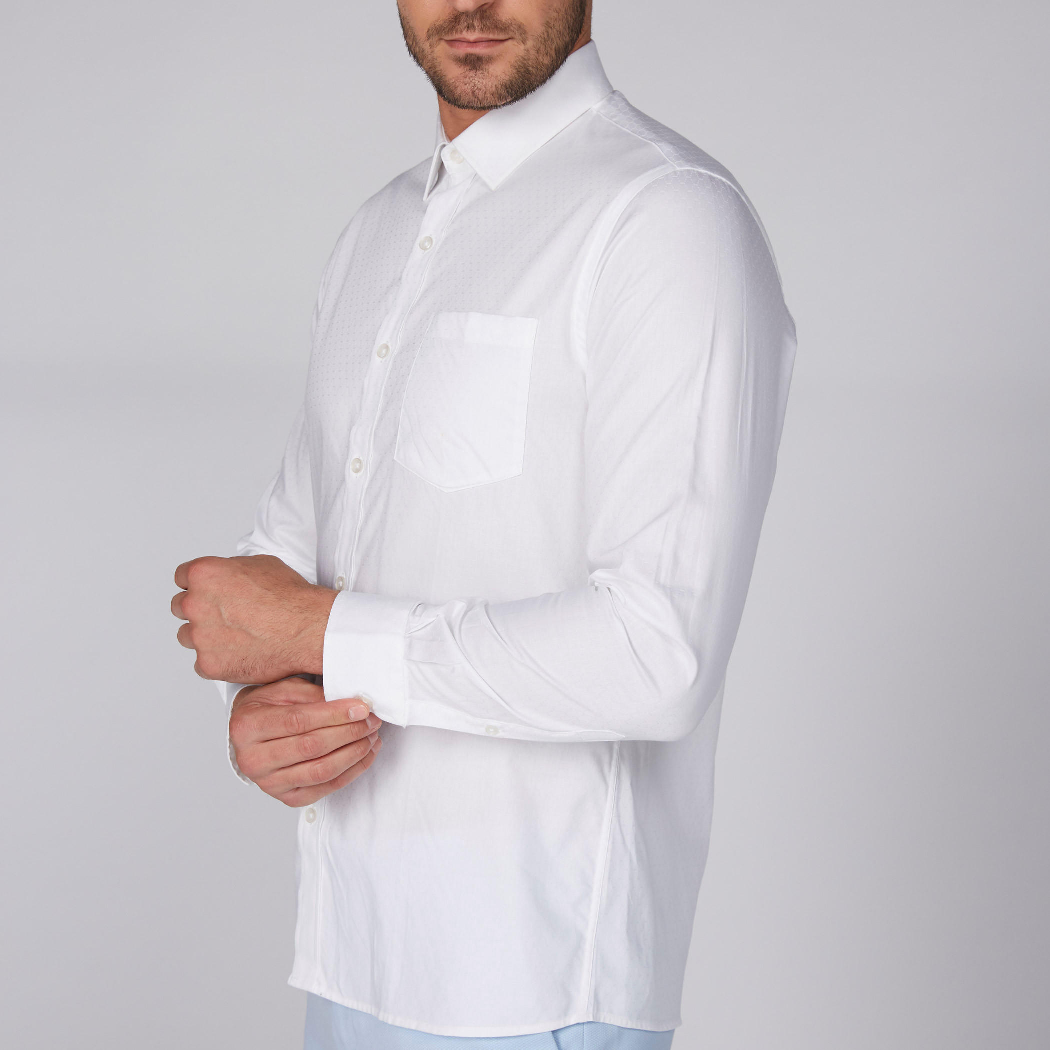 قميص بأكمام طويلة وأزرار من آرو-men-clothing-shirts-image-2