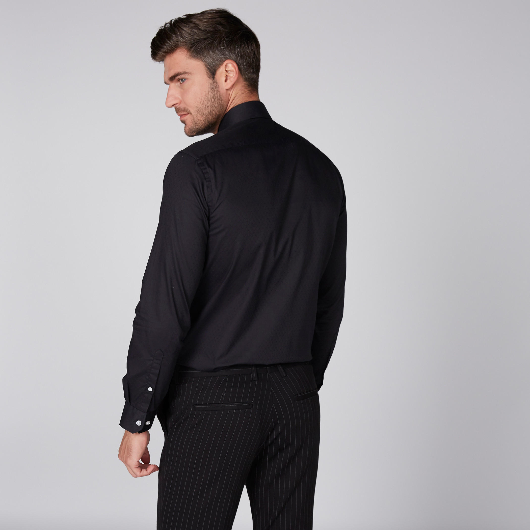 Arrow Long Sleeves Shirt with Pocket Detail and Complete Placket-men-clothing-shirts-image-4