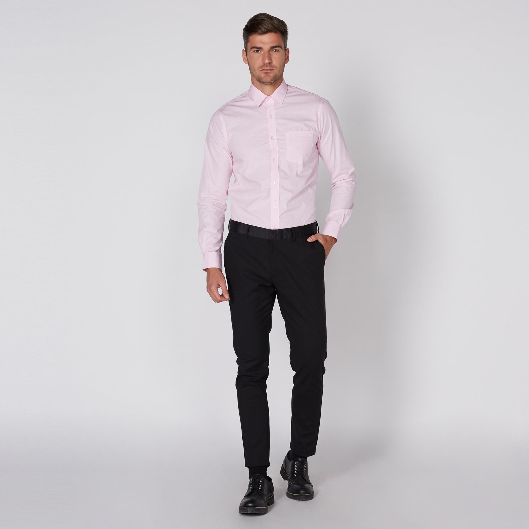 Arrow Long Sleeves Shirt with Complete Placket-men-clothing-shirts-image-1