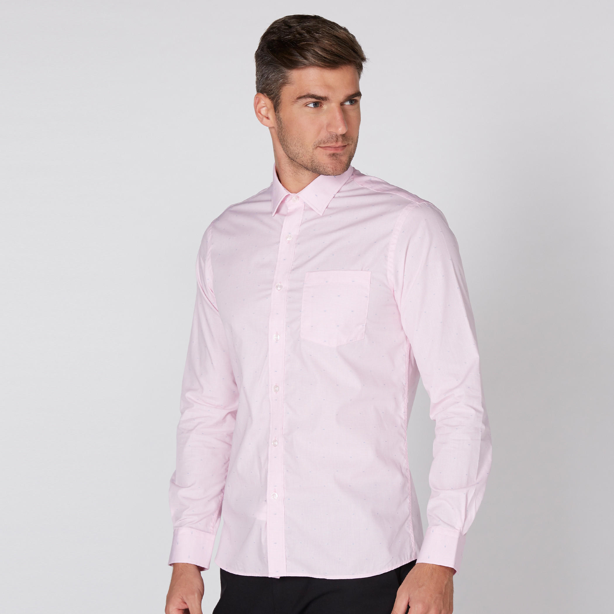 Arrow Long Sleeves Shirt with Complete Placket-men-clothing-shirts-image-2