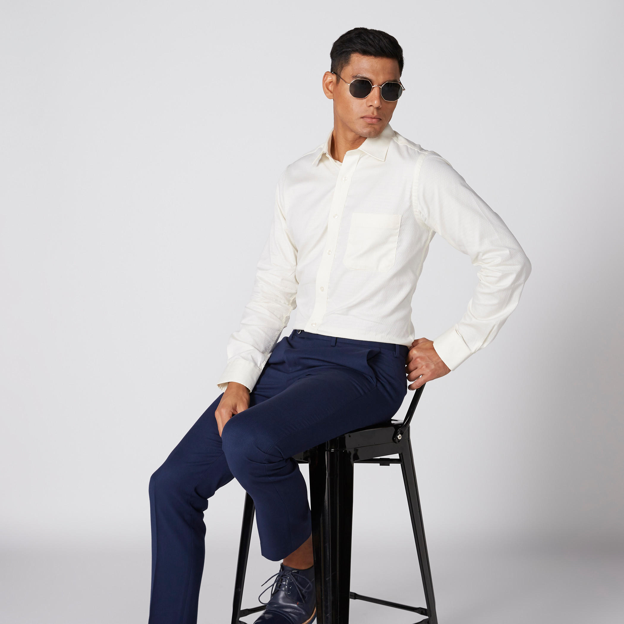 Arrow Long Sleeves Shirt with Complete Placket-men-clothing-shirts-image-3