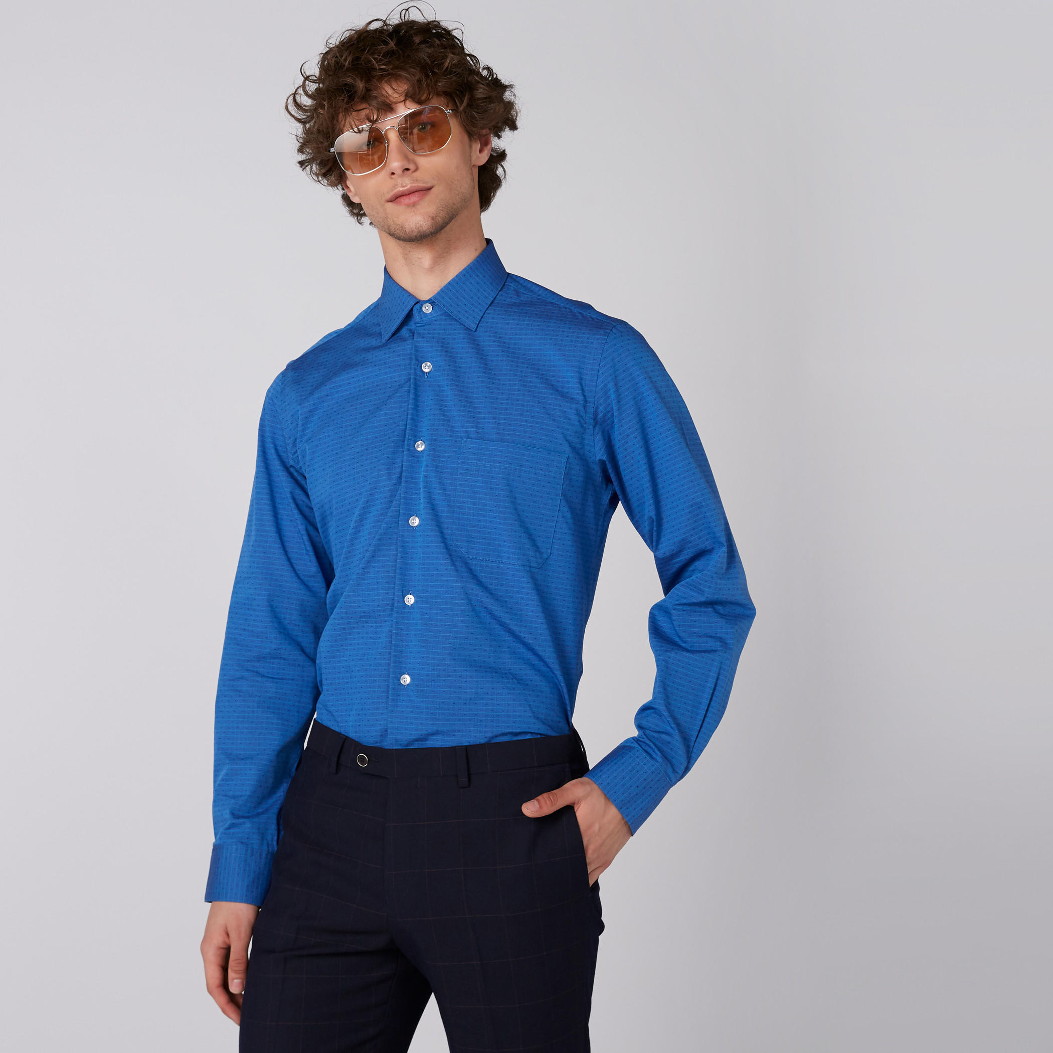 قميص بأكمام طويلة وأزرار من آرو-men-clothing-shirts-image-3