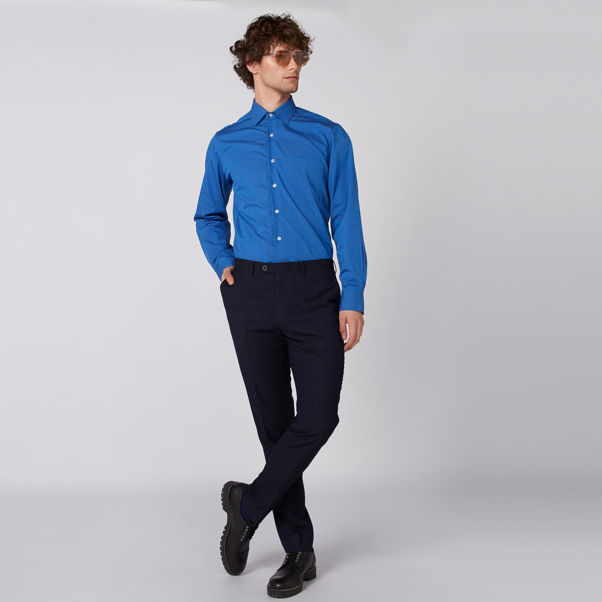 قميص بأكمام طويلة وأزرار من آرو-men-clothing-shirts-image-5