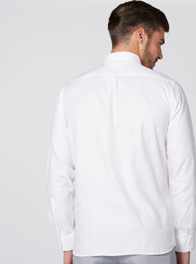 قميص بأكمام طويلة وجيب من آرو-men-clothing-shirts-image-4