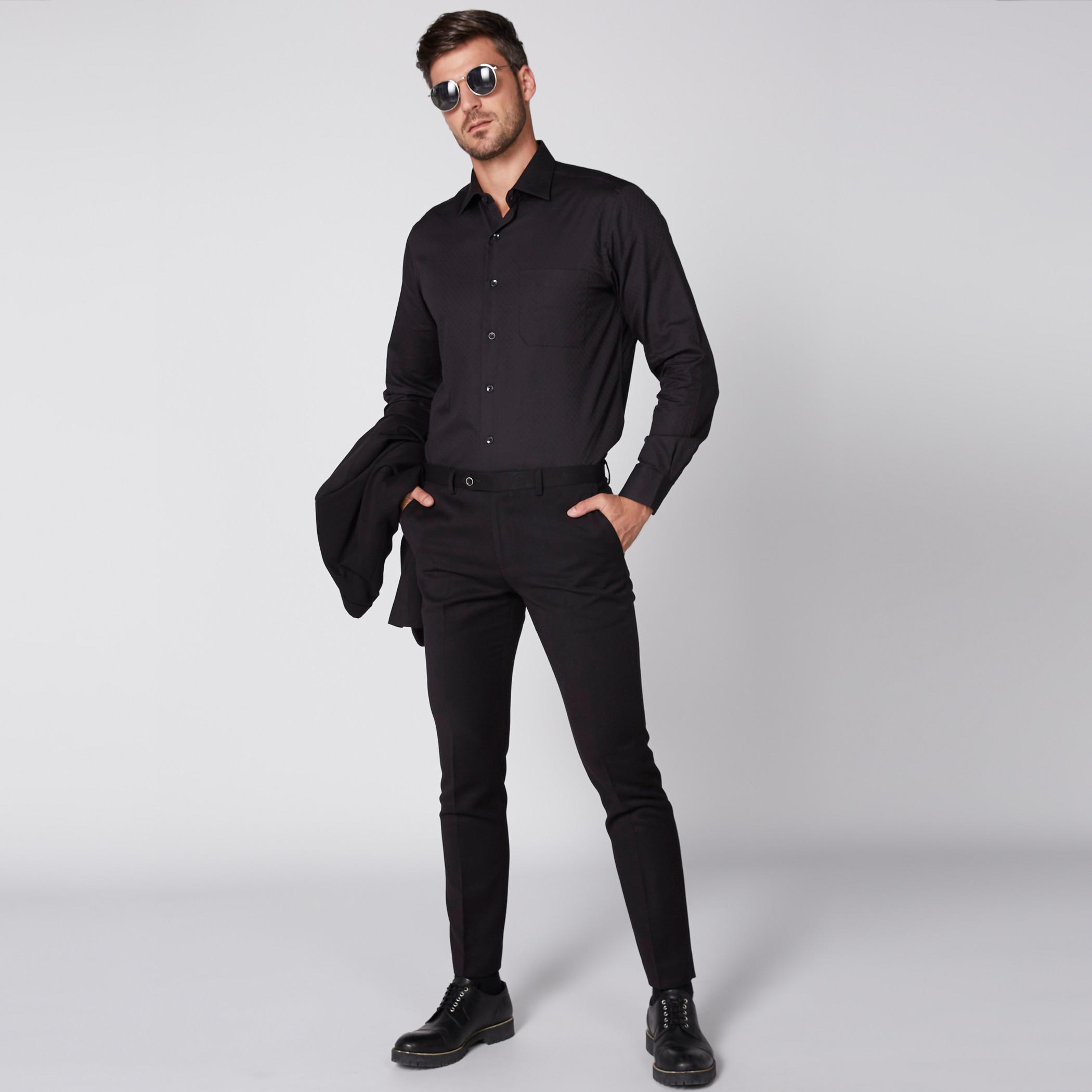قميص بأكمام طويلة وأزرار من آرو-men-clothing-shirts-image-1