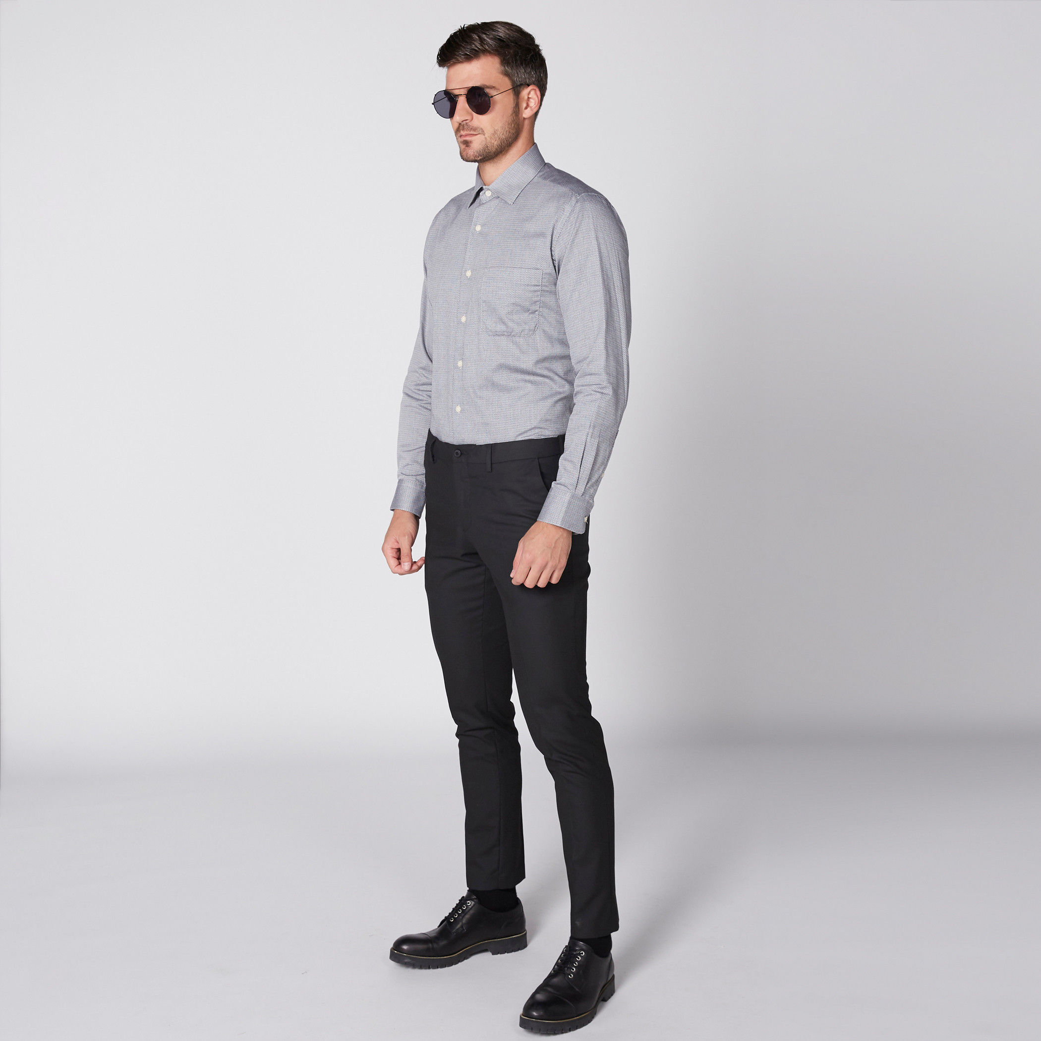 قميص بأكمام طويلة وأزرار وطبعات من آرو-men-clothing-shirts-image-1