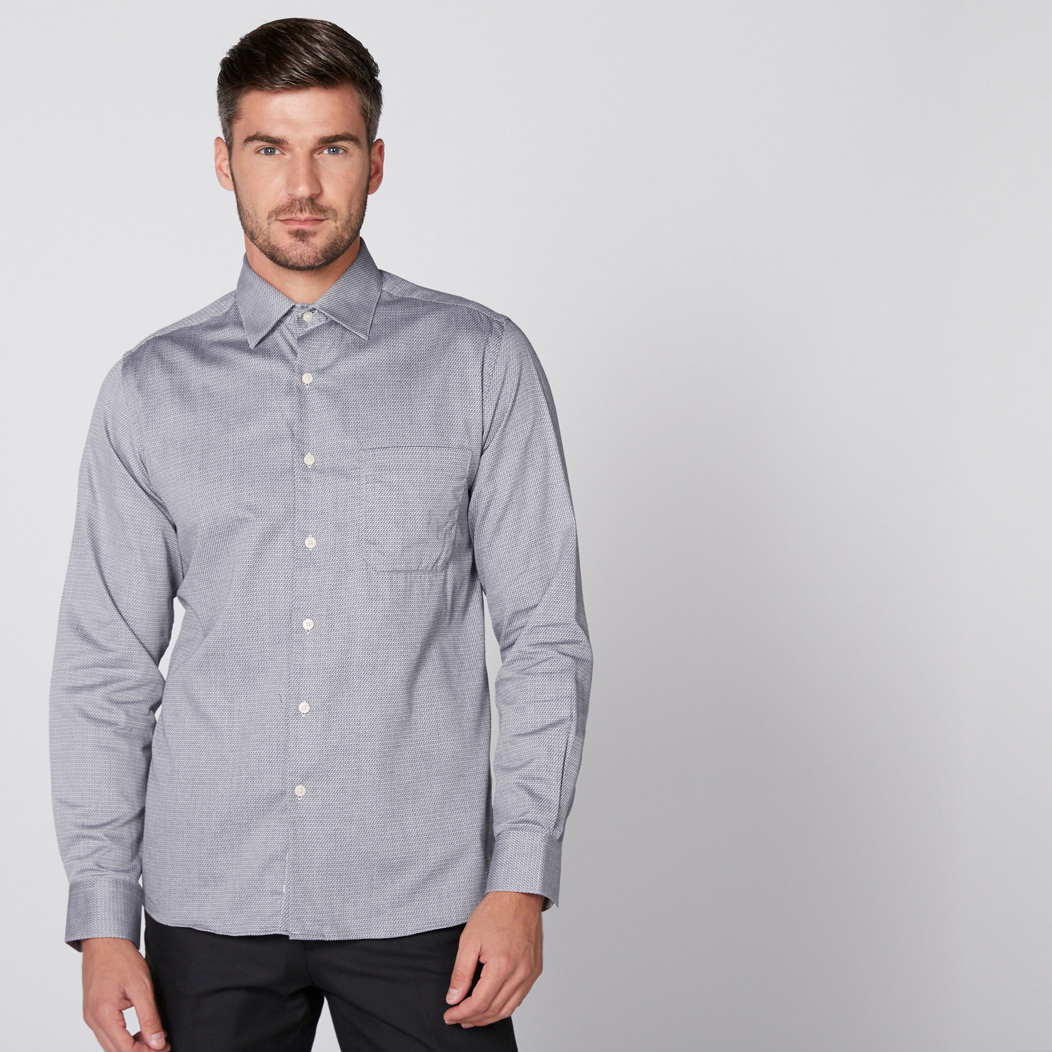 قميص بأكمام طويلة وأزرار وطبعات من آرو-men-clothing-shirts-image-3