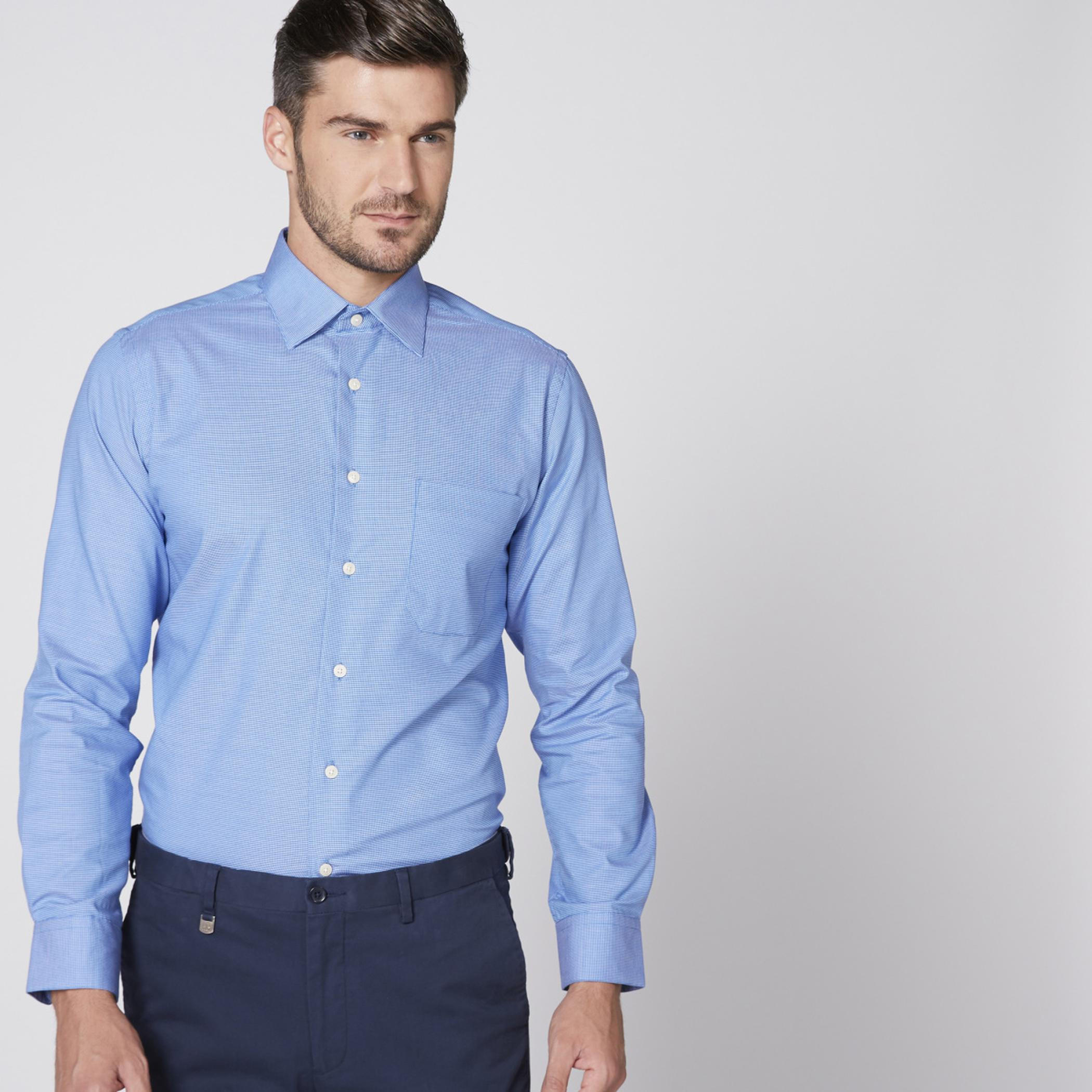 Arrow Long Sleeves Shirt with Complete Placket-men-clothing-shirts-image-2