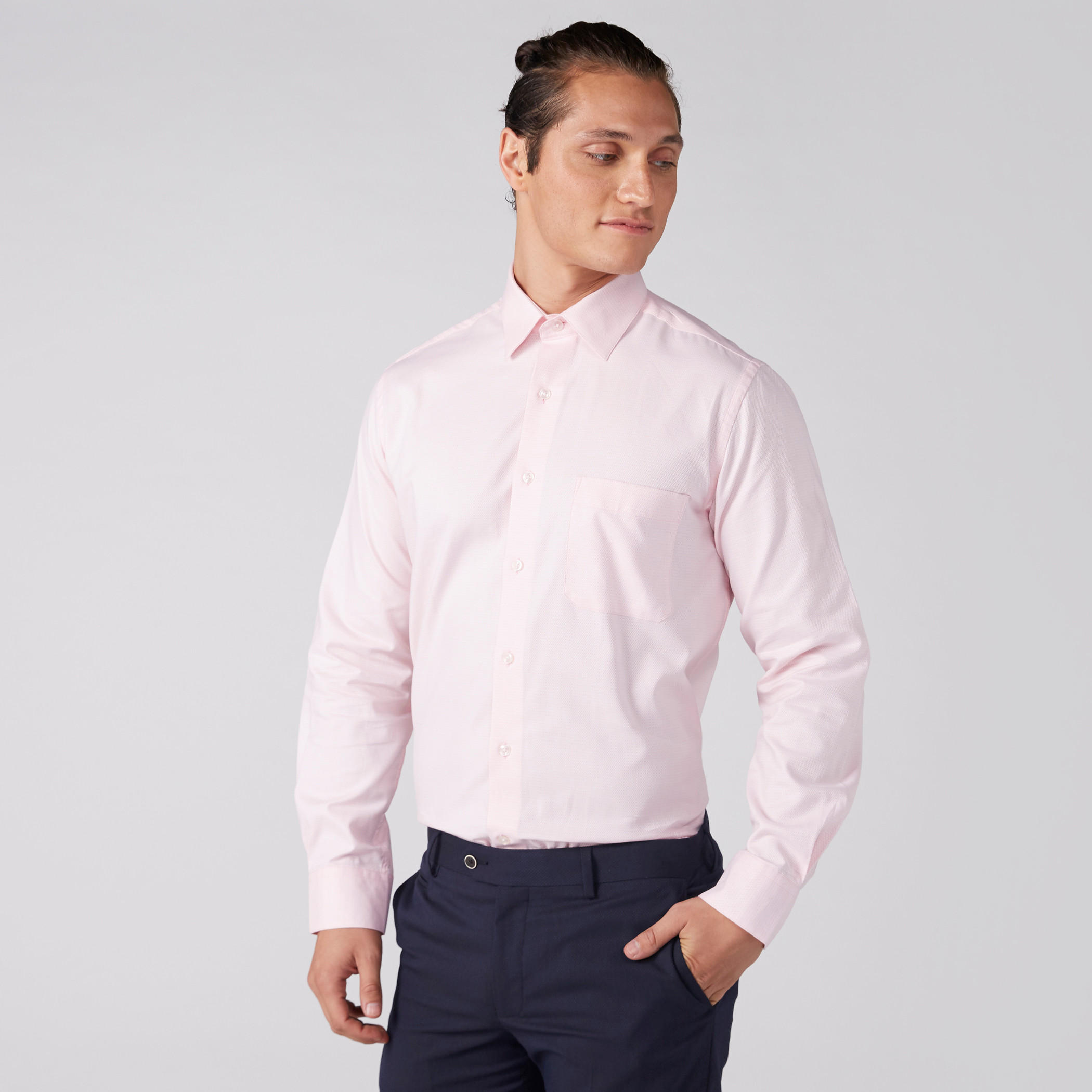 Arrow Long Sleeves Shirt with Complete Placket-men-clothing-shirts-image-1