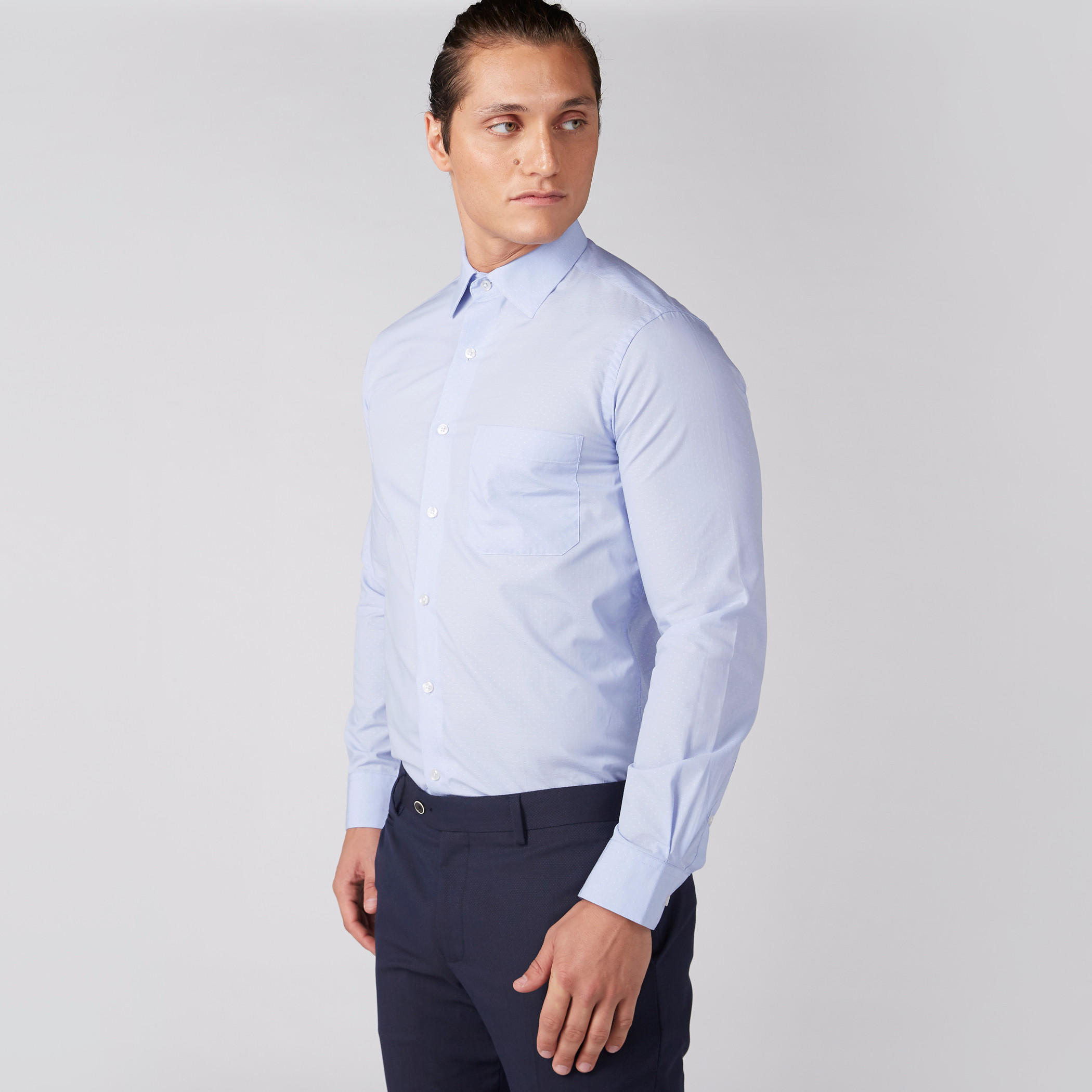 قميص بأكمام طويلة وأزرار من آرو-men-clothing-shirts-image-4