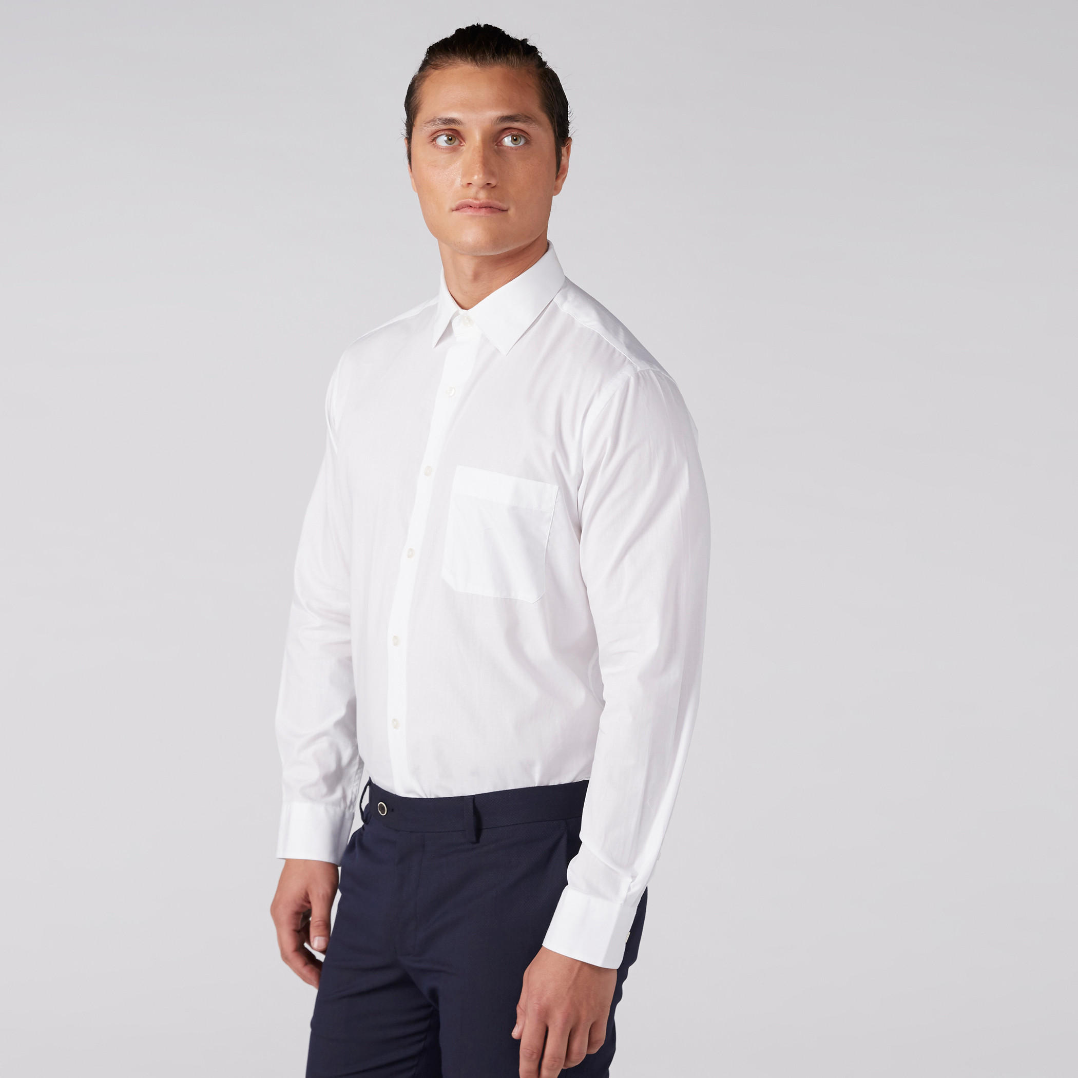 Arrow Long Sleeves Shirt with Complete Placket-men-clothing-shirts-image-1